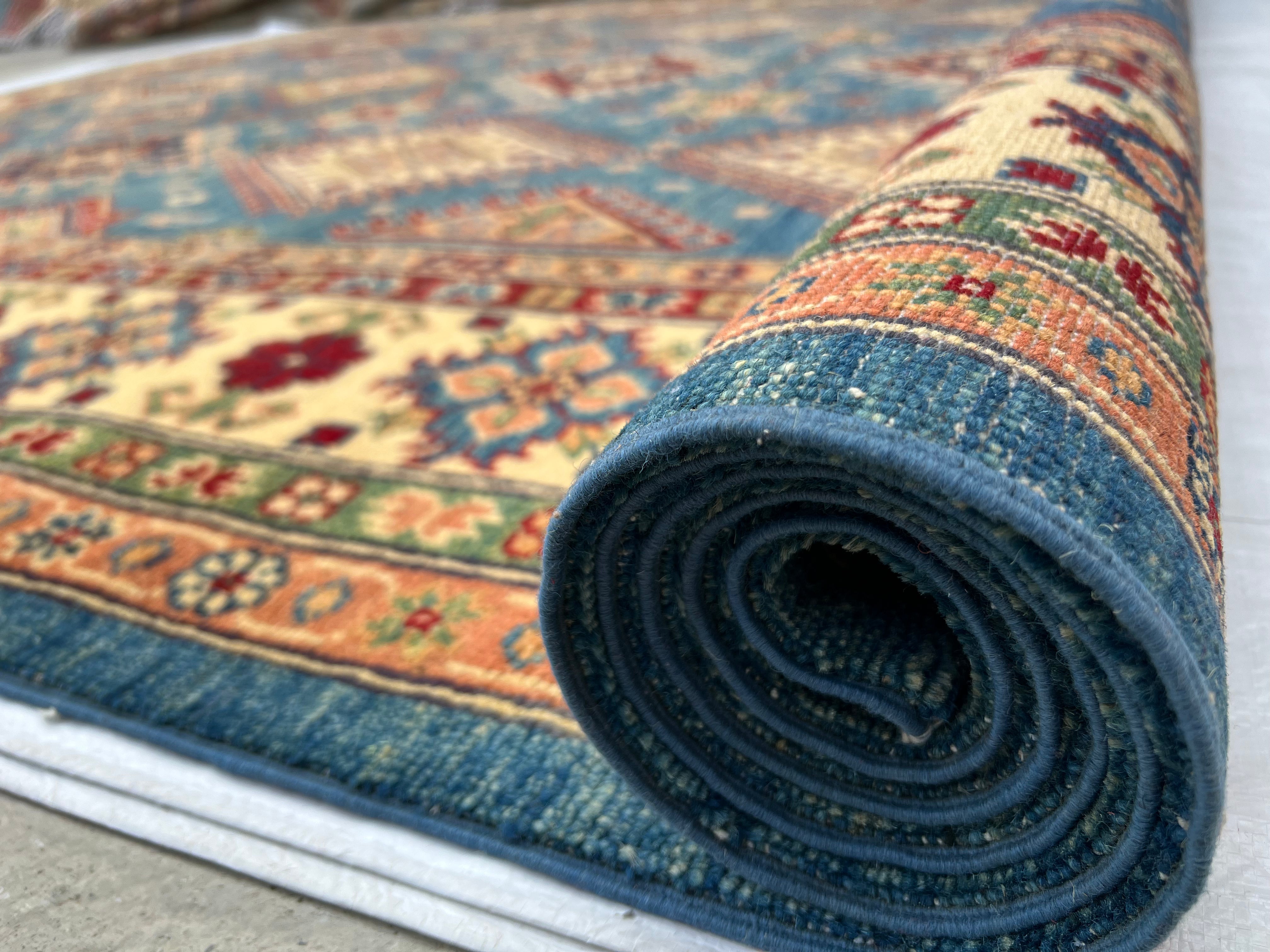 Afghani Rug 9x12 size range tribal laid flat
