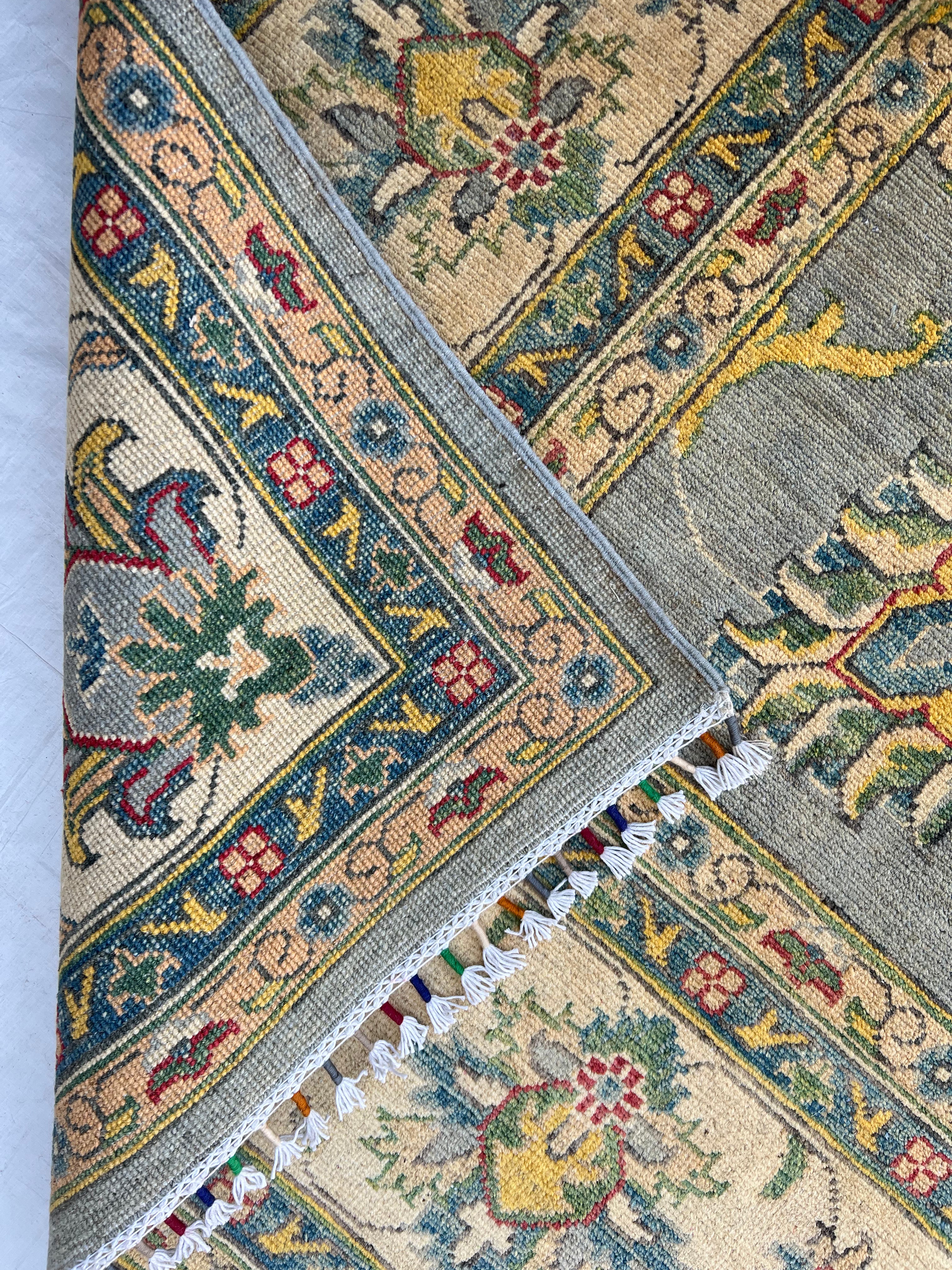 Afghani Rug 10x14 size range tribal laid flat