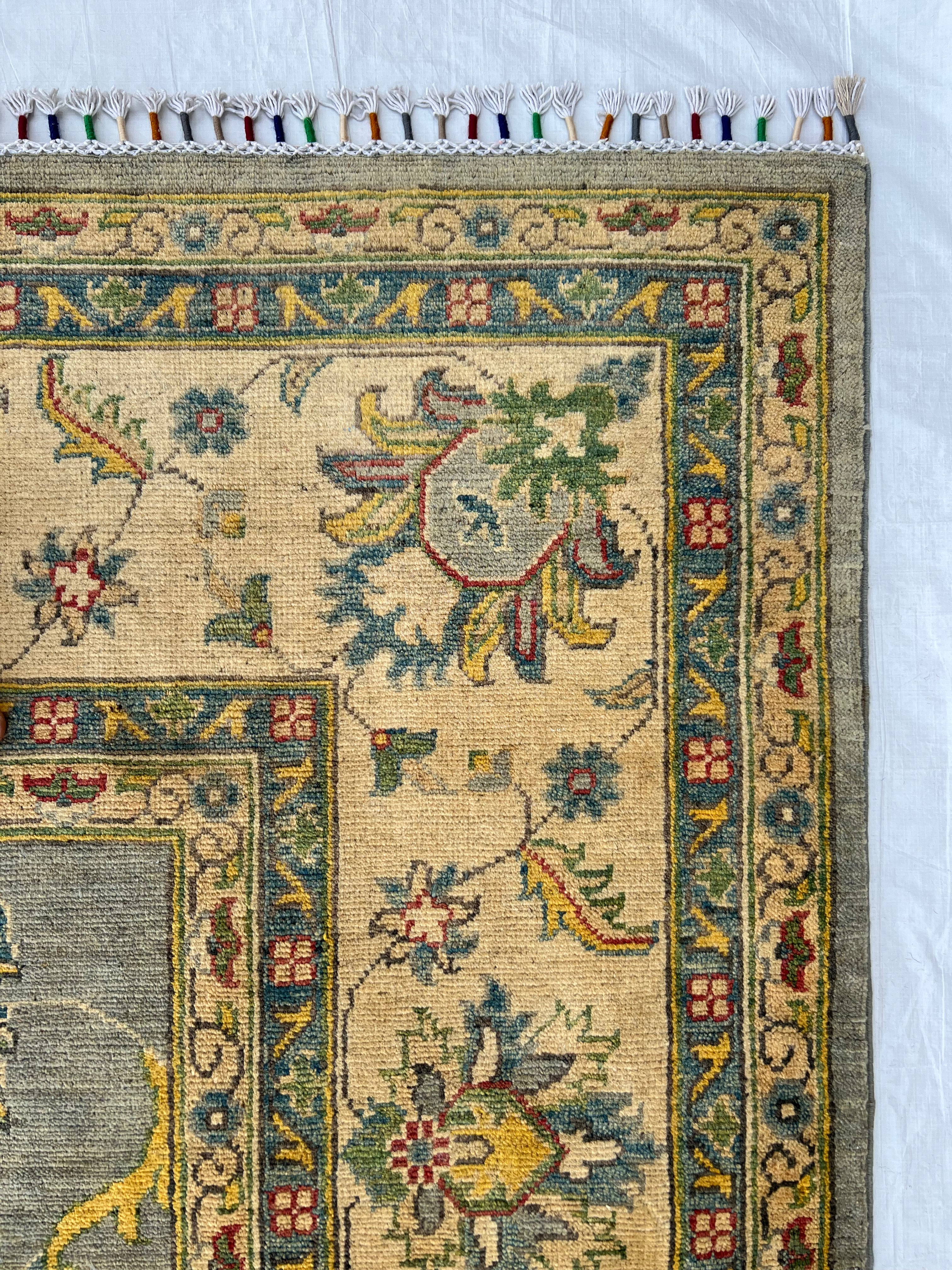 Afghani Rug 10x14 size range tribal laid flat