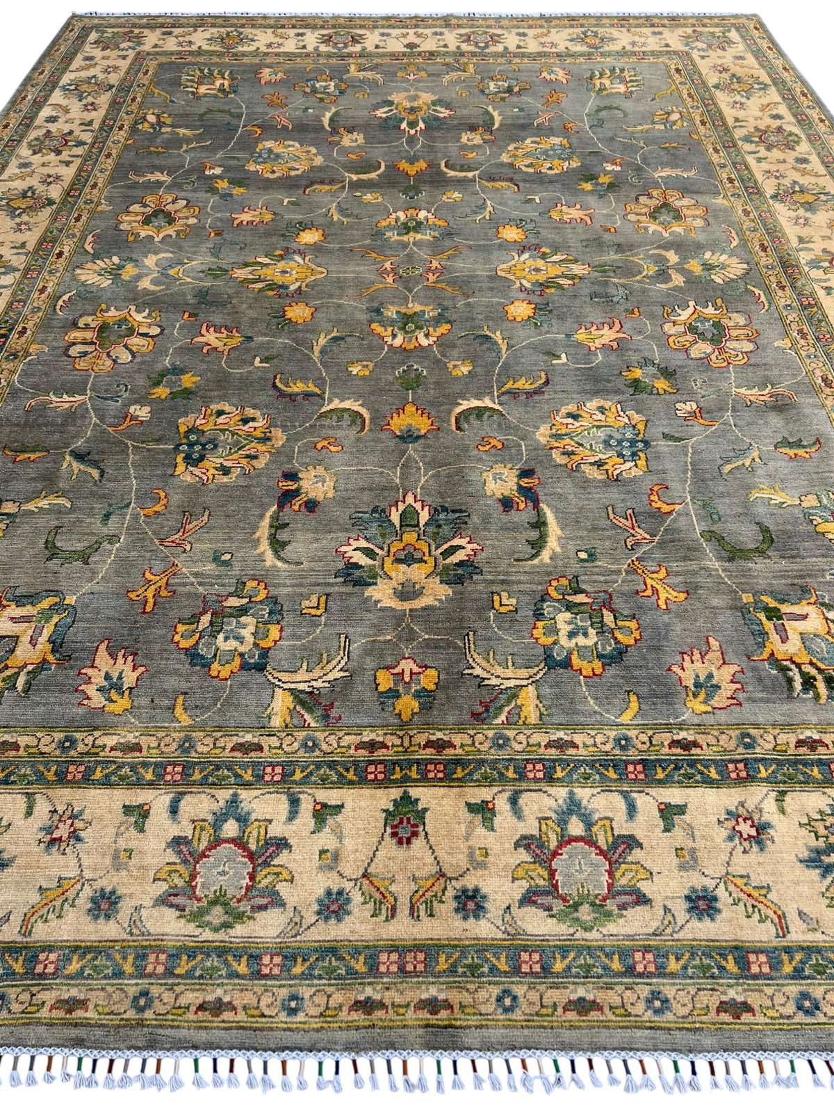 Afghani Rug 10x14 size range tribal laid flat