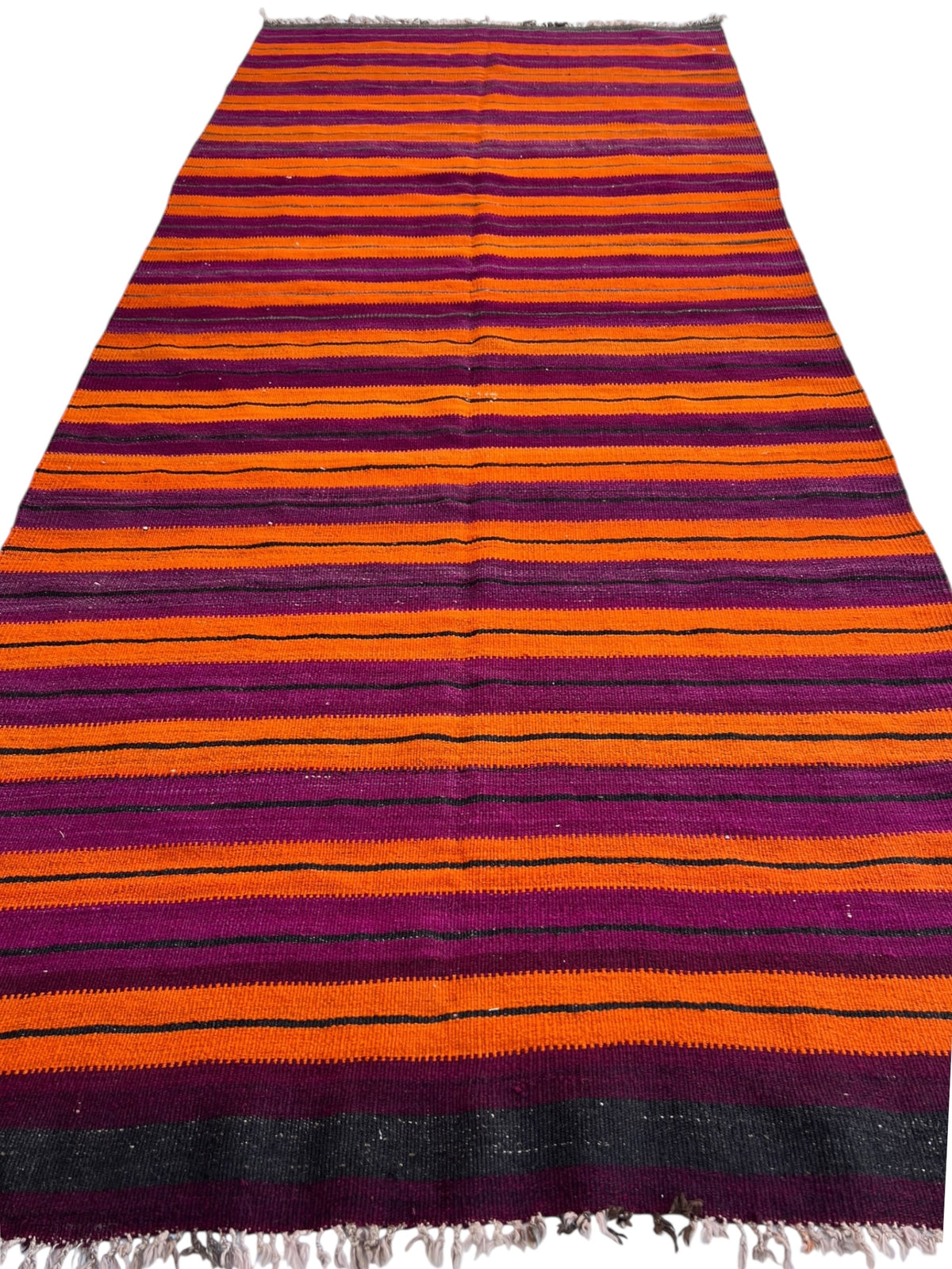 Afghani Kilim 12x15 size range tribal laid flat