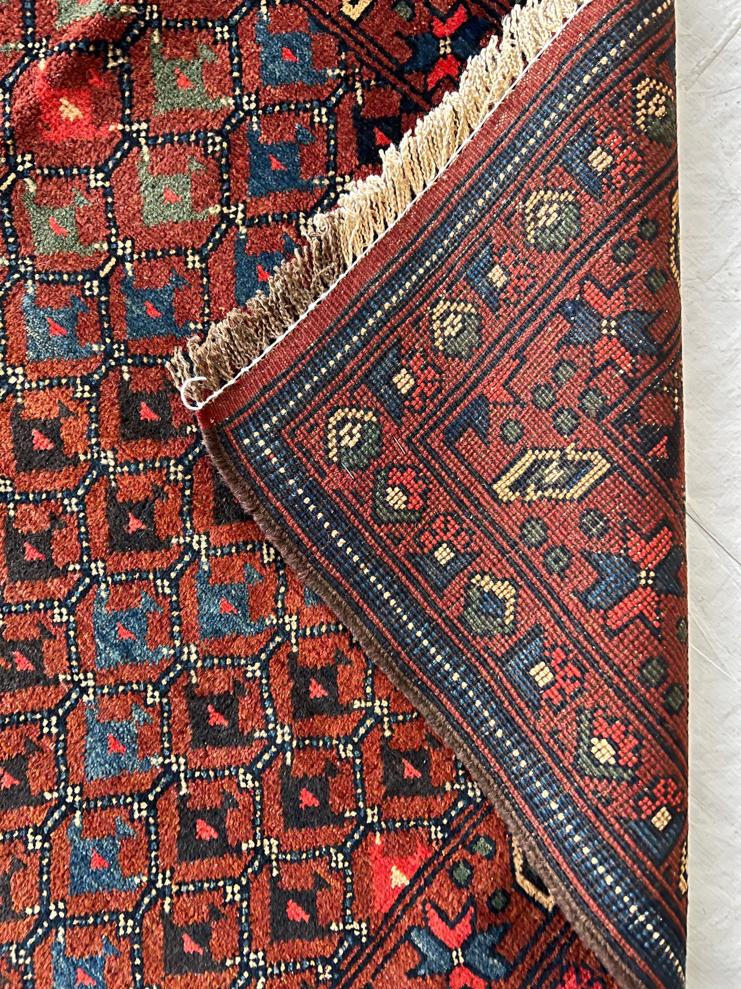 Afghani Rug 5x8 size range tribal laid flat