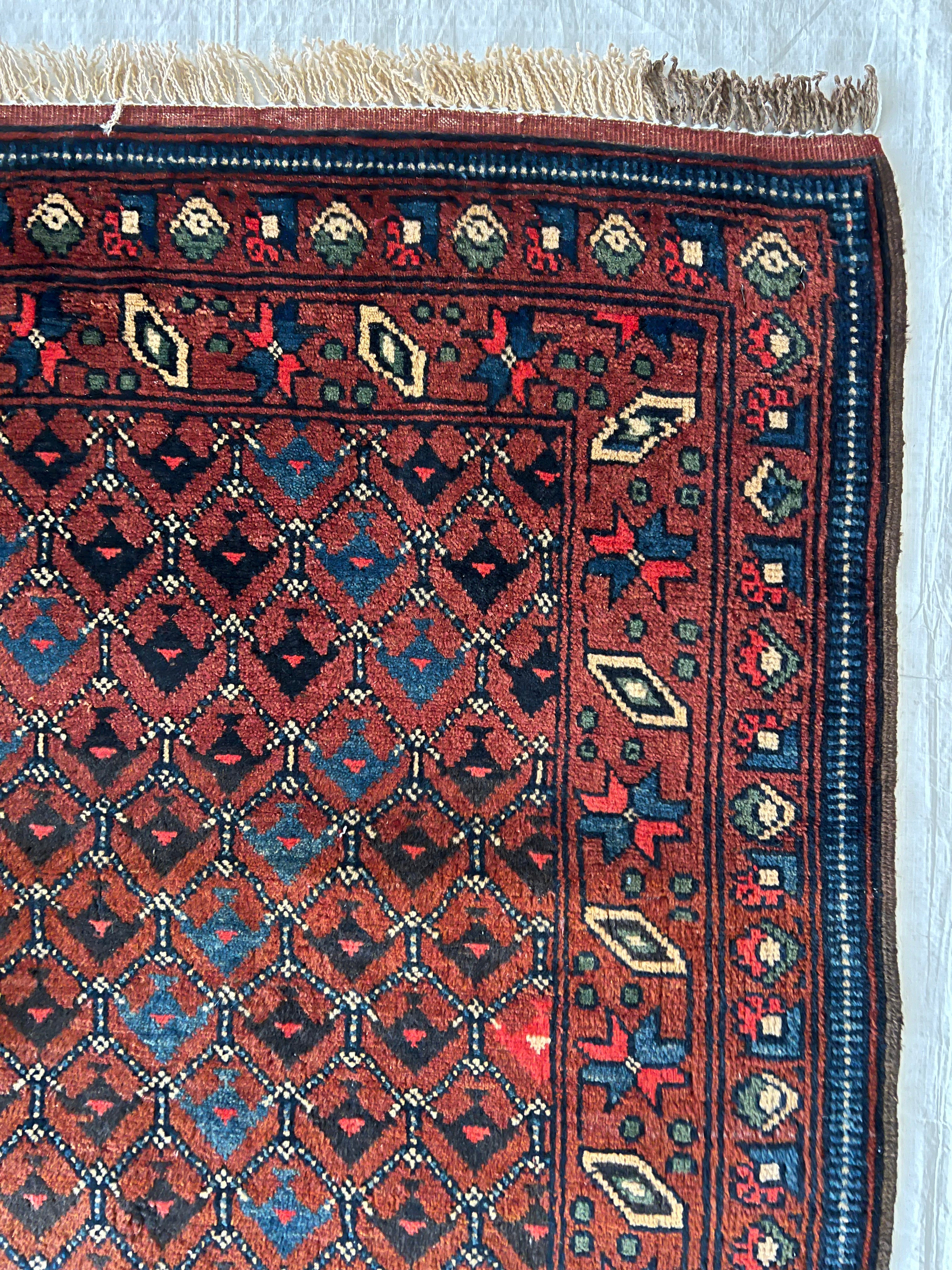 Afghani Rug 5x8 size range tribal laid flat