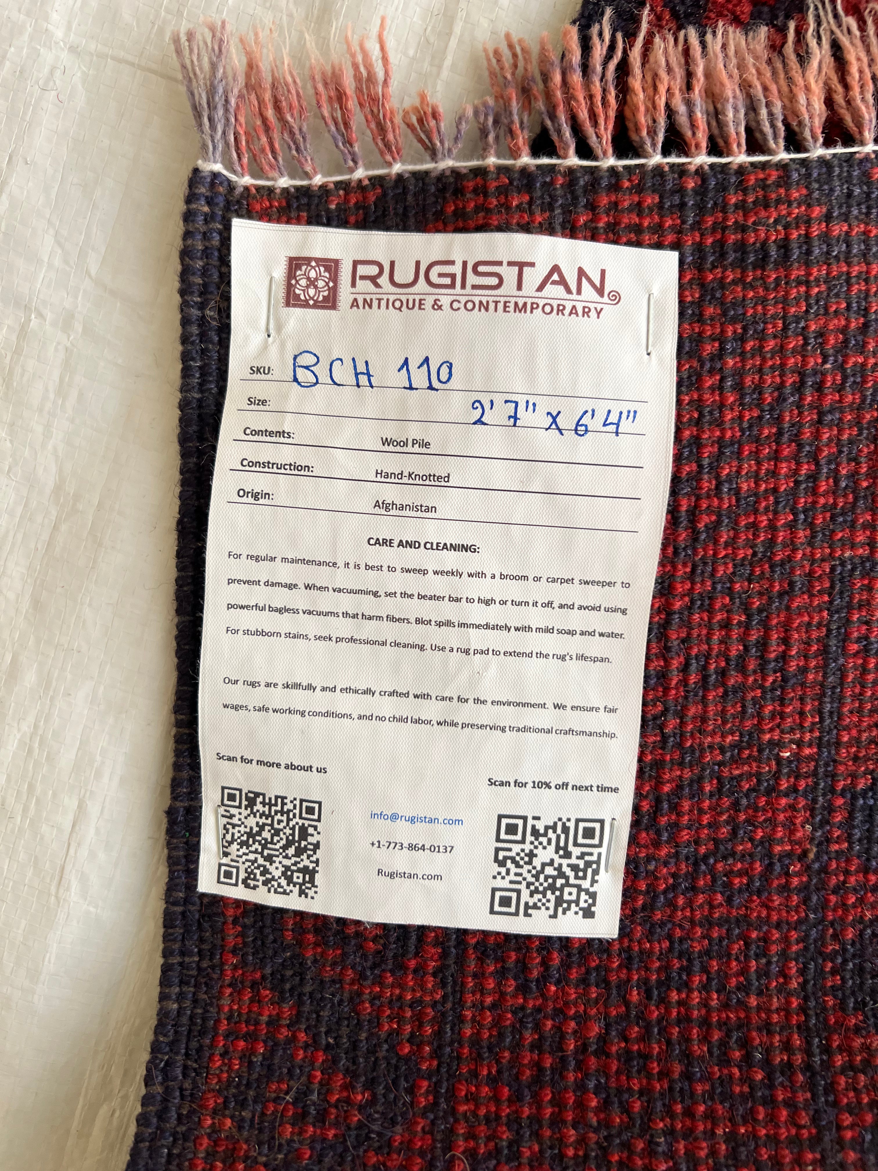 Afghani Runner runner size range tribal Red laid flat