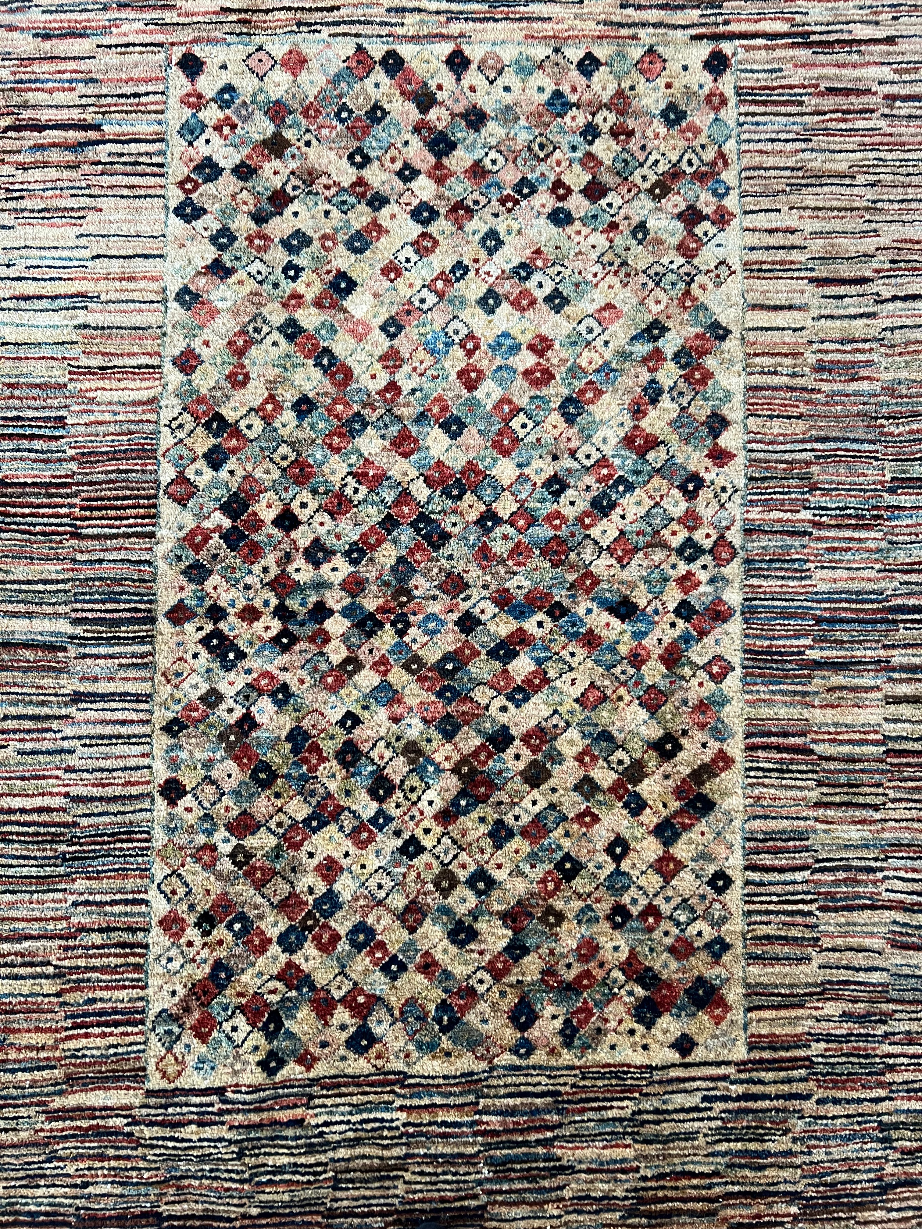 Afghani Rug 4x6 size range tribal laid flat