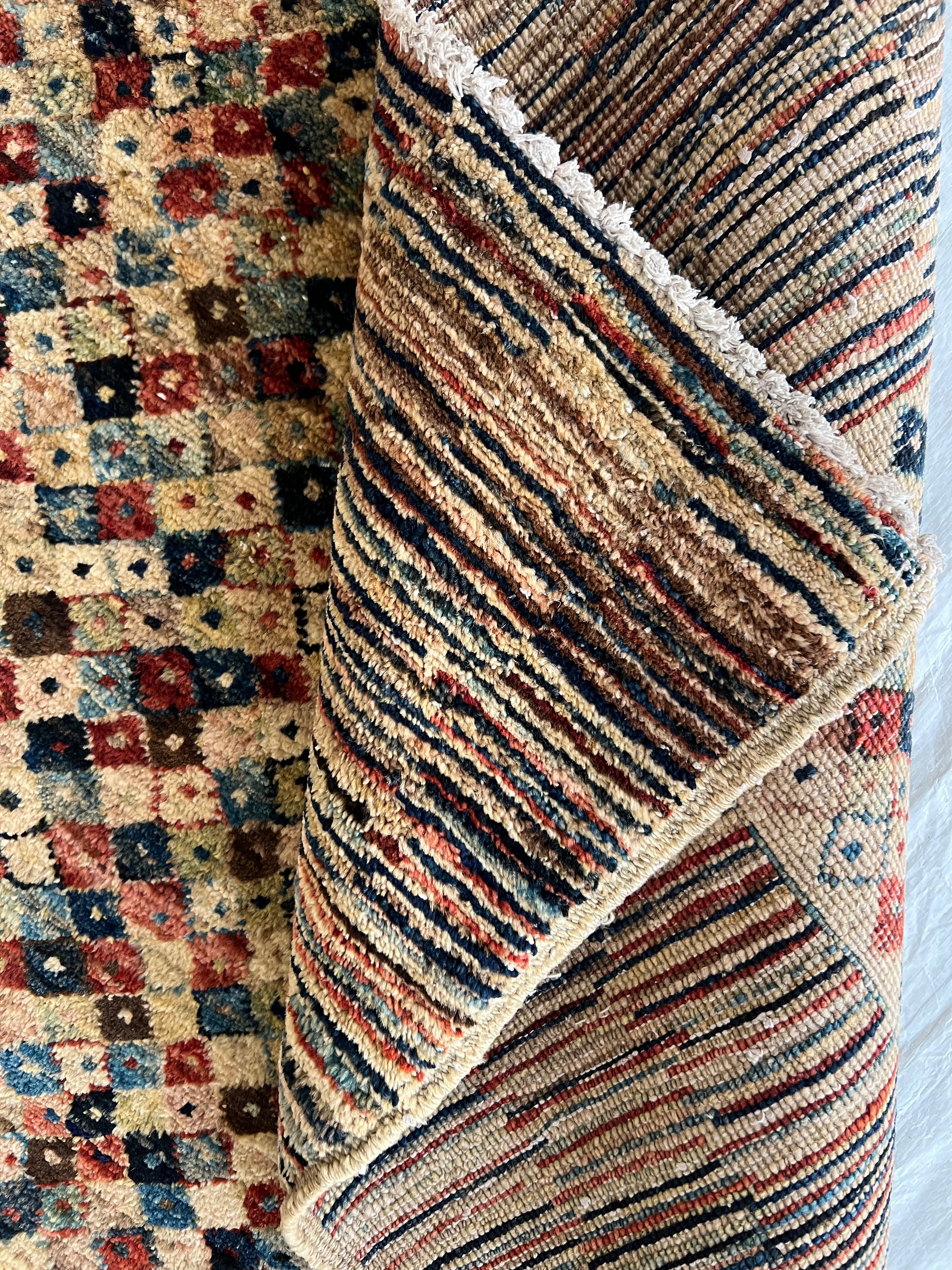 Afghani Rug 4x6 size range tribal laid flat