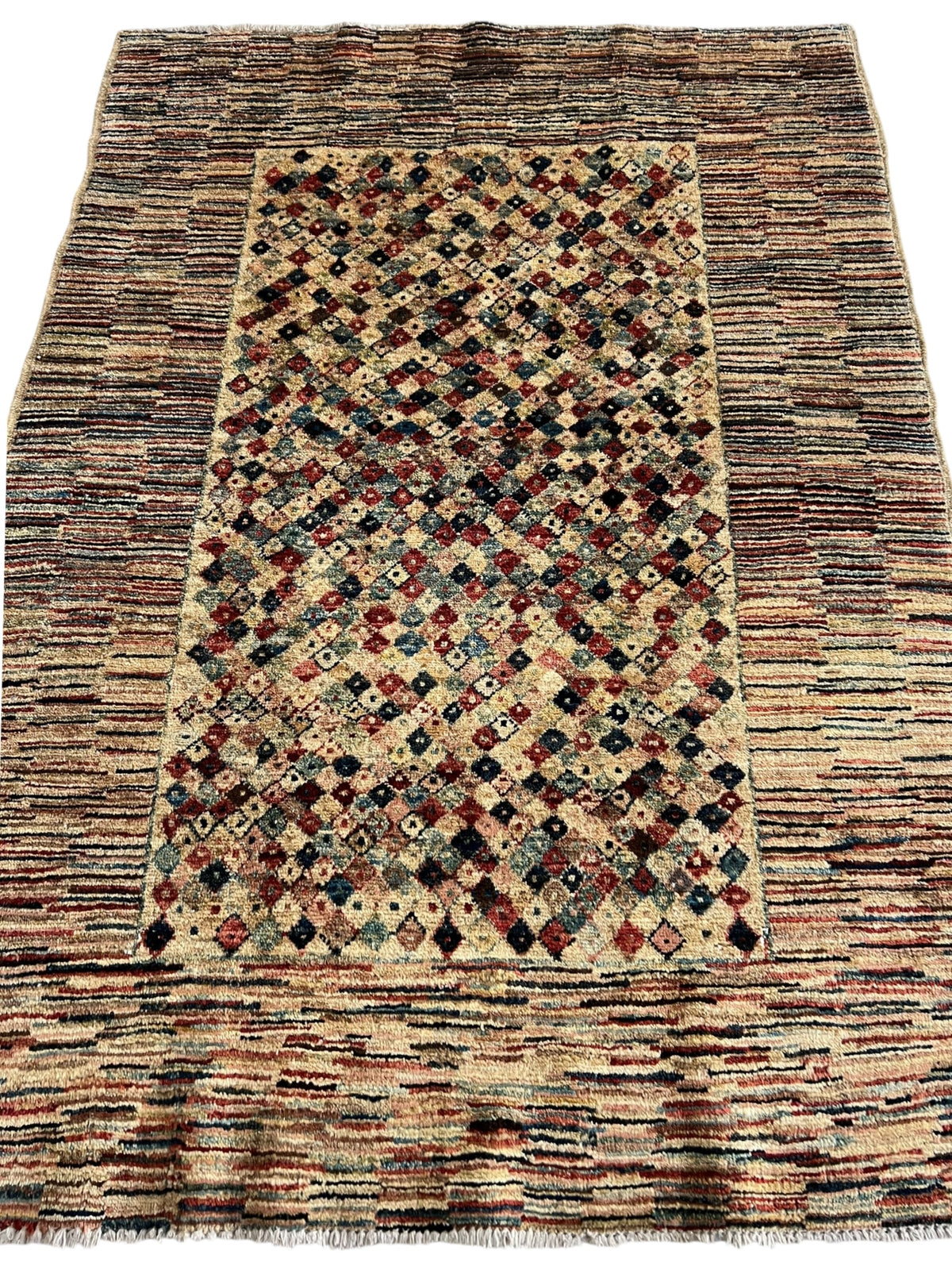 Afghani Rug 4x6 size range tribal laid flat