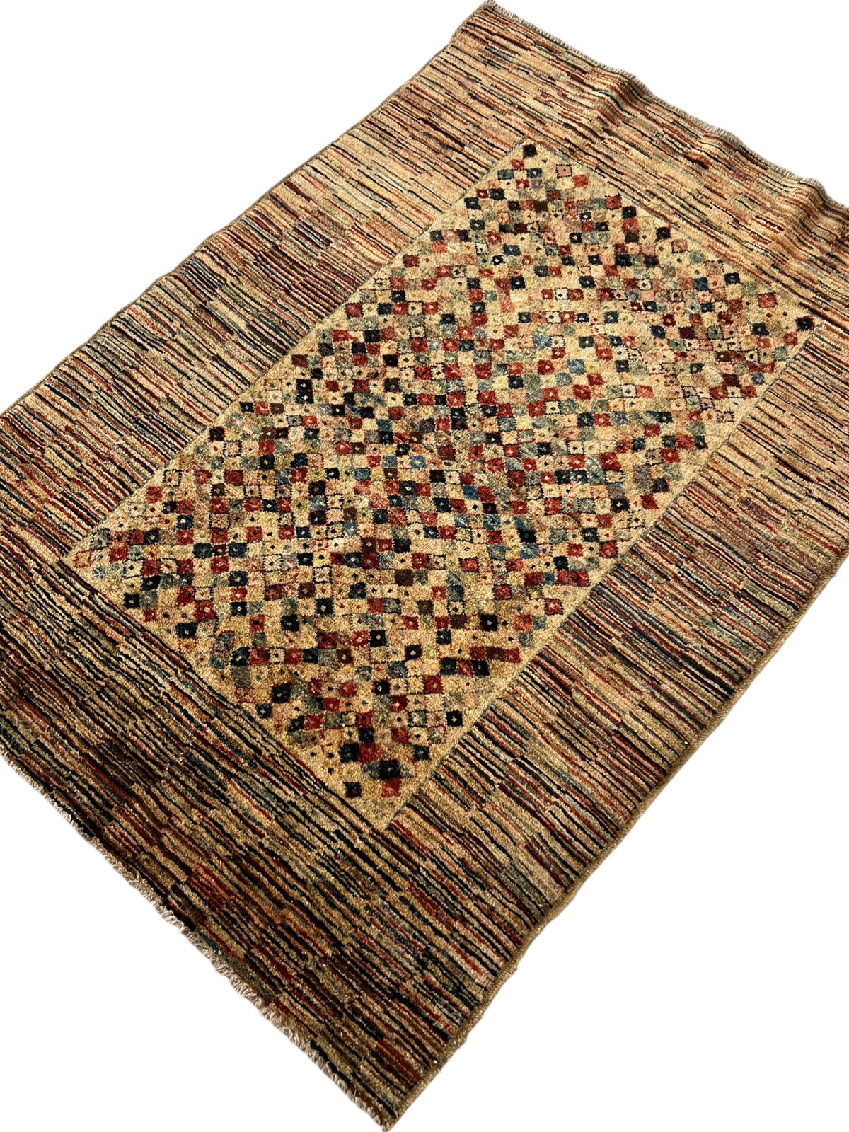 Afghani Rug 4x6 size range tribal laid flat