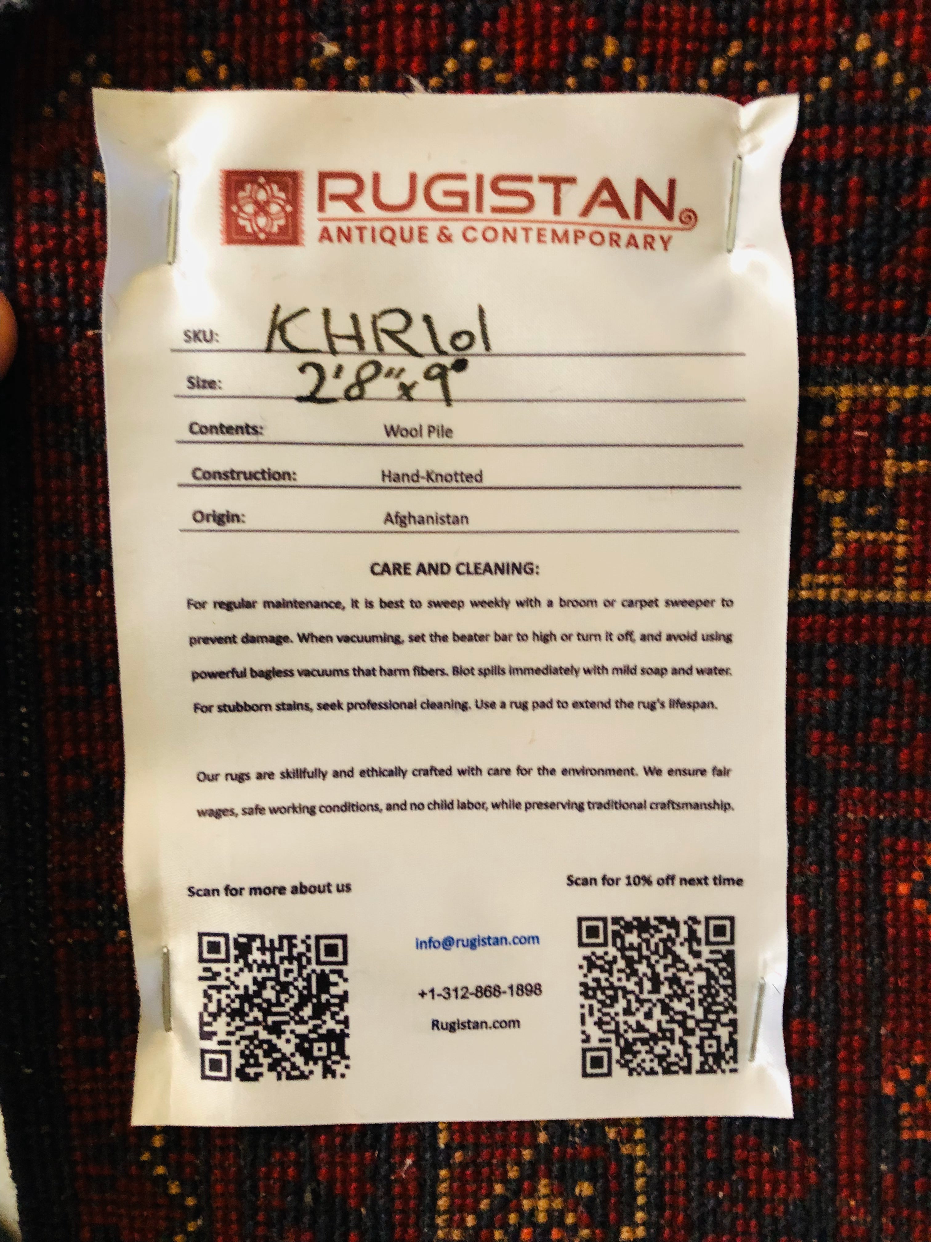 Afghani Runner runner size range tribal Red laid flat