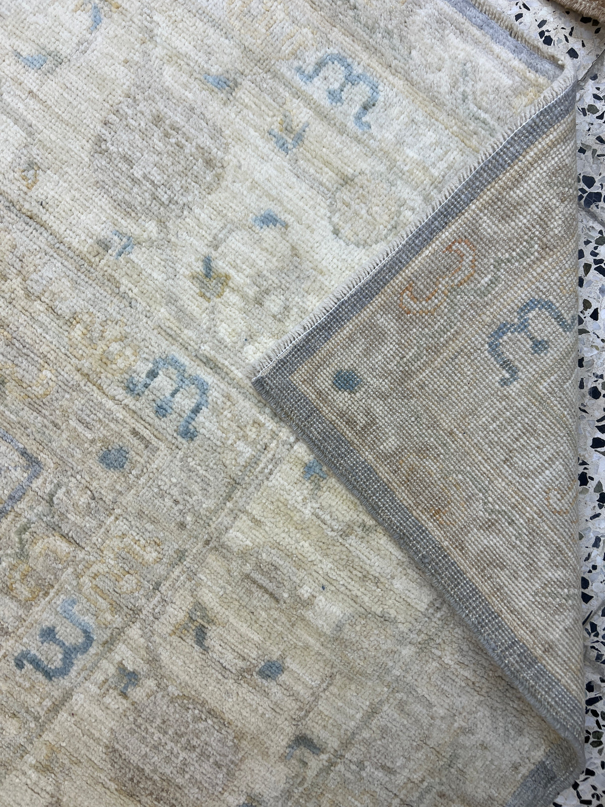 Khotan Rug 9x12 | Gray, Ivory & Sage | Hand-Knotted Wool