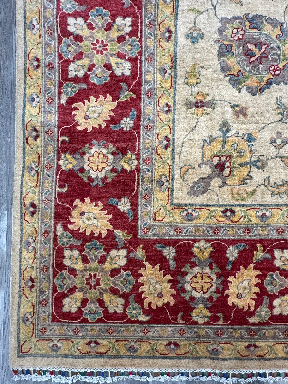Afghani Rug 9x12 size range tribal laid flat