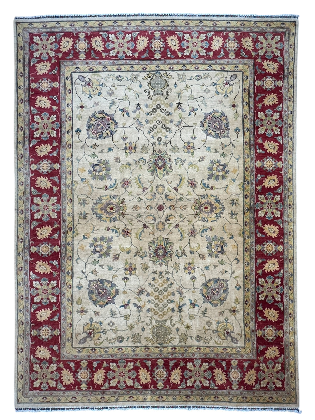 Afghani Rug 9x12 size range tribal laid flat