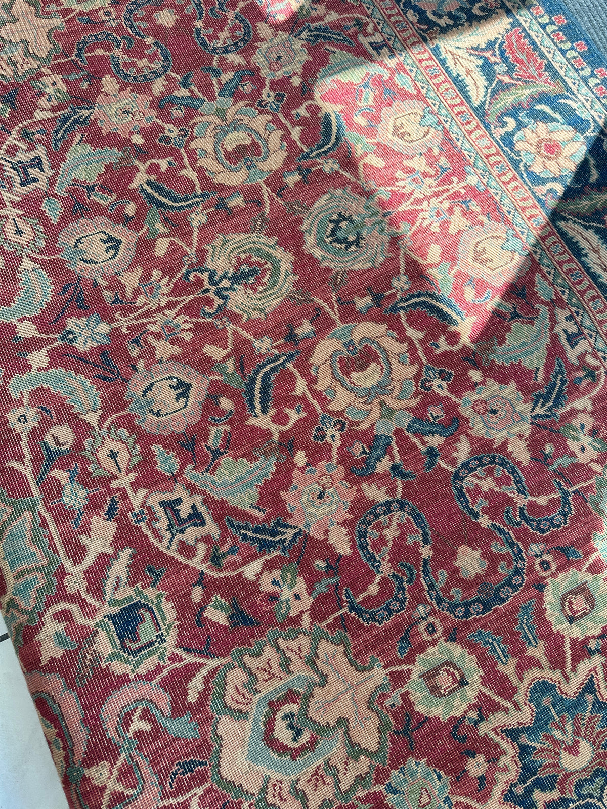 Karastan Samovar Teawash Rug 8'8" x 12', Machine-Made Wool, Vintage, view 9