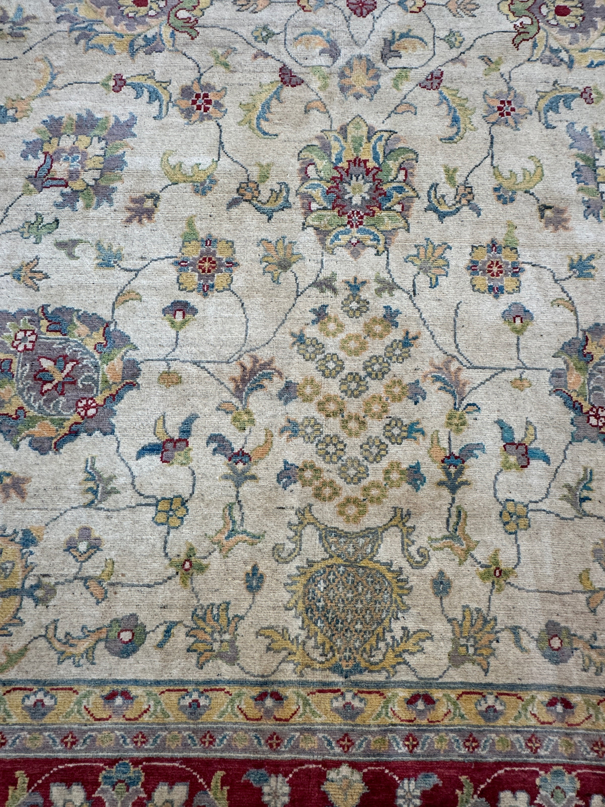 Afghani Rug 9x12 size range tribal laid flat