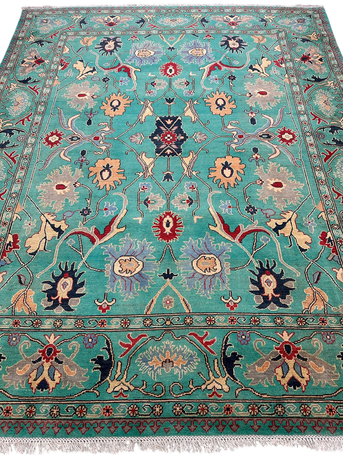 Afghani Rug 8x10 size range tribal laid flat
