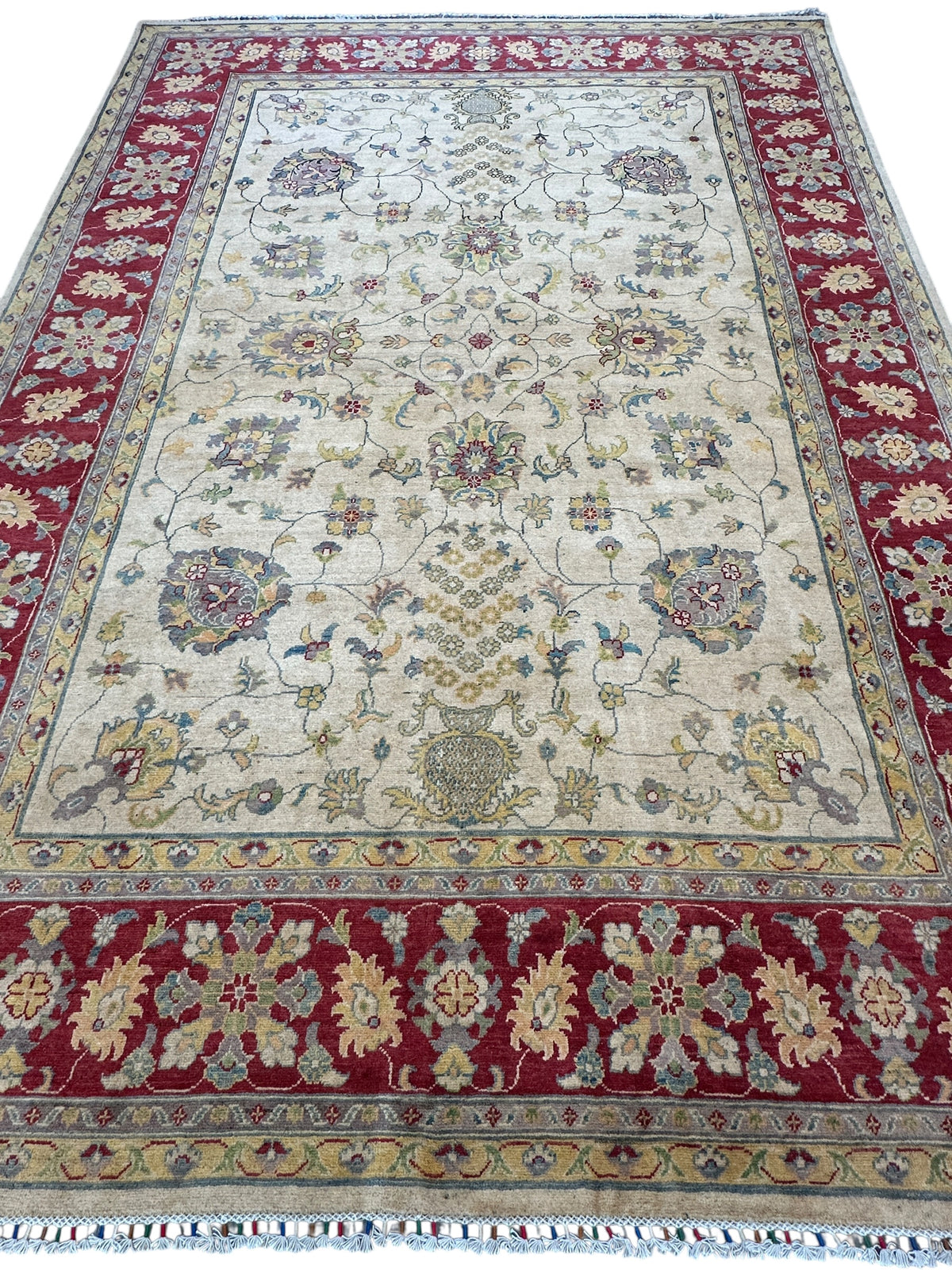 Afghani Rug 9x12 size range tribal laid flat