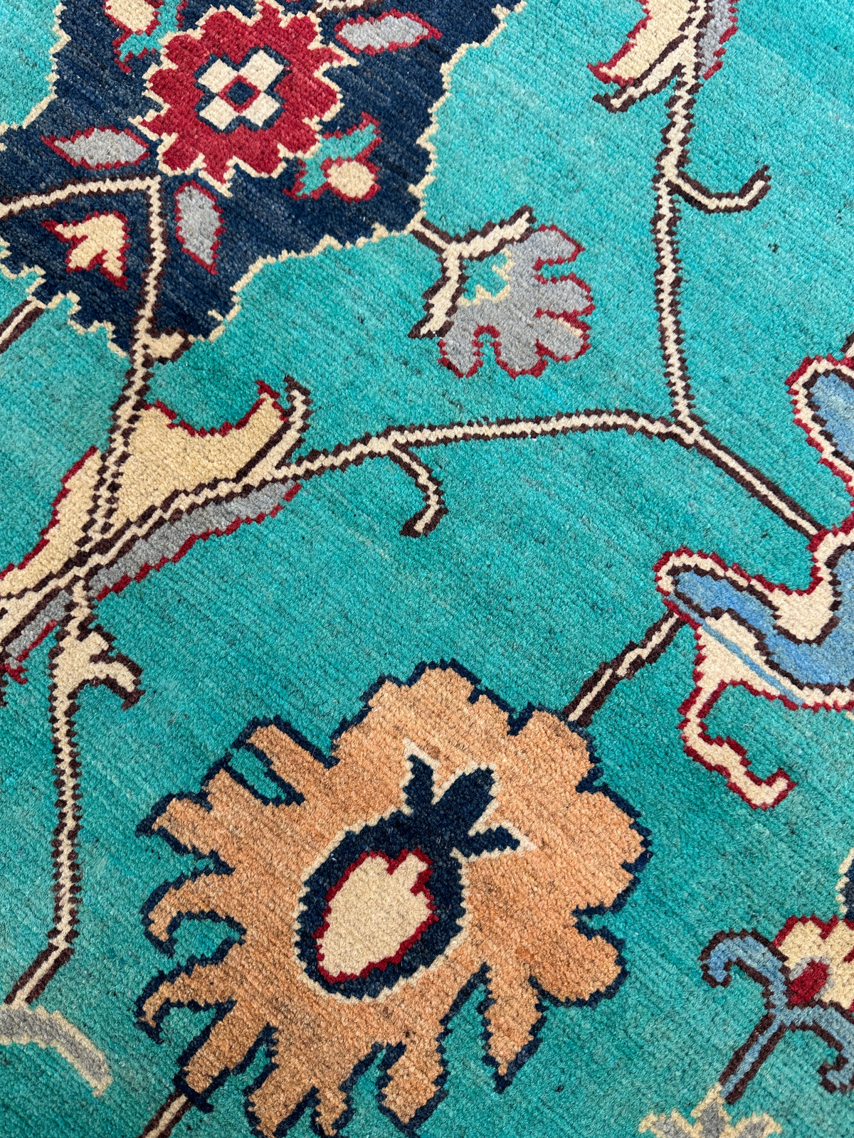 Afghani Rug 8x10 size range tribal laid flat