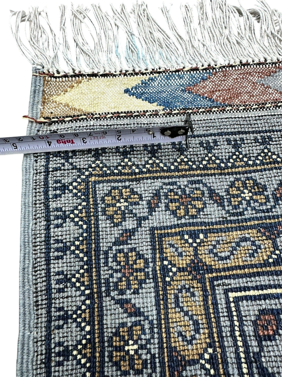 Afghan Zerkhaki Rug 6'11" x 10'3", Hand-Knotted Wool, view 7