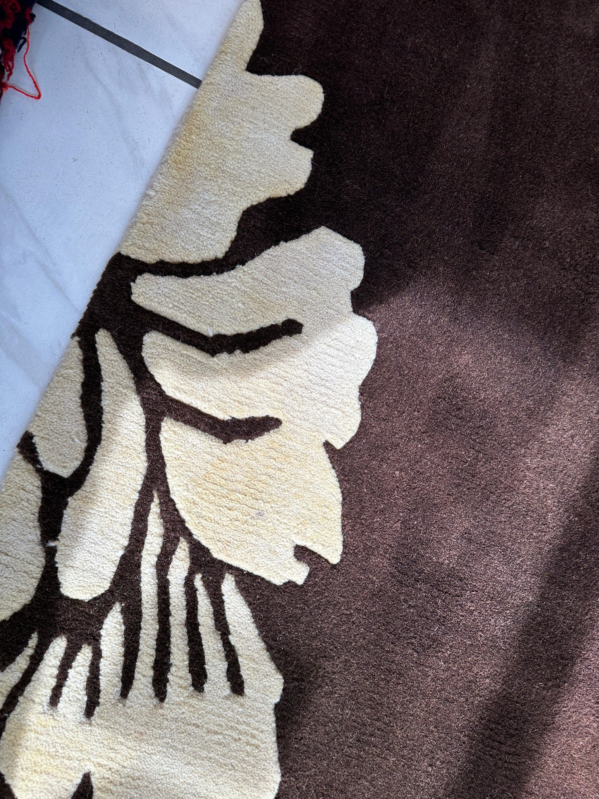 Wool Rug 5'1" x 8'2", Hand-Woven, view 10