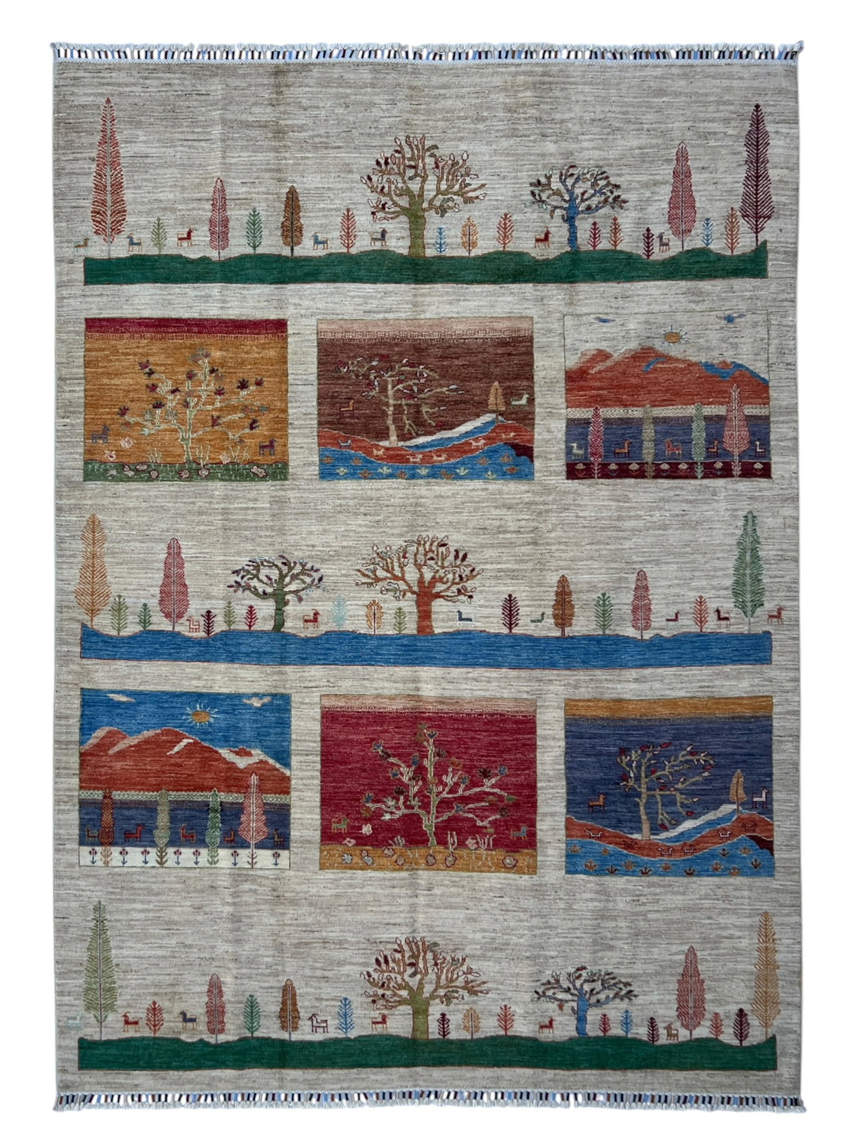 Chobi Rug 7x9 | hand-knotted wool