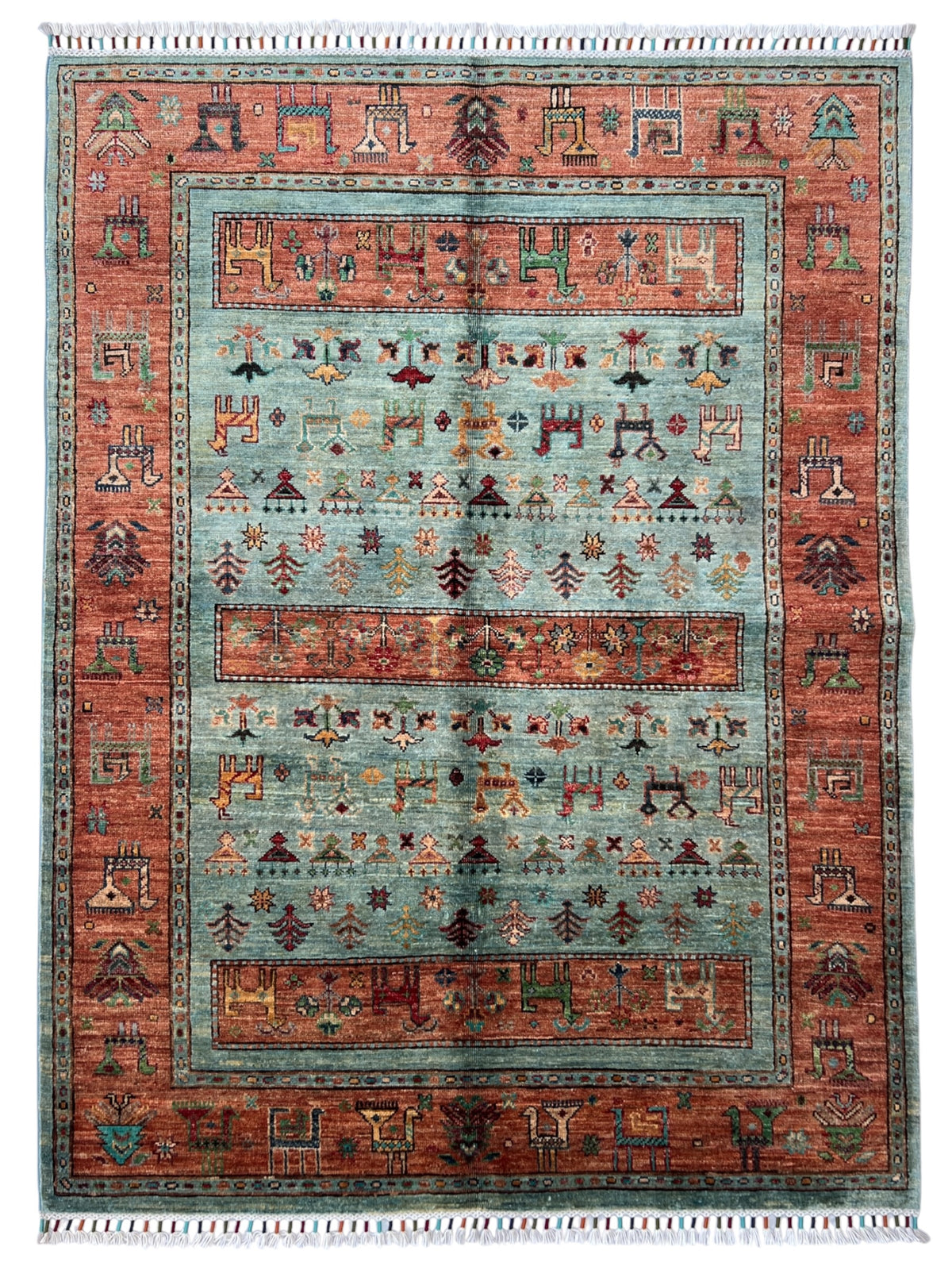 Chobi Rug 4x6 | hand-knotted wool