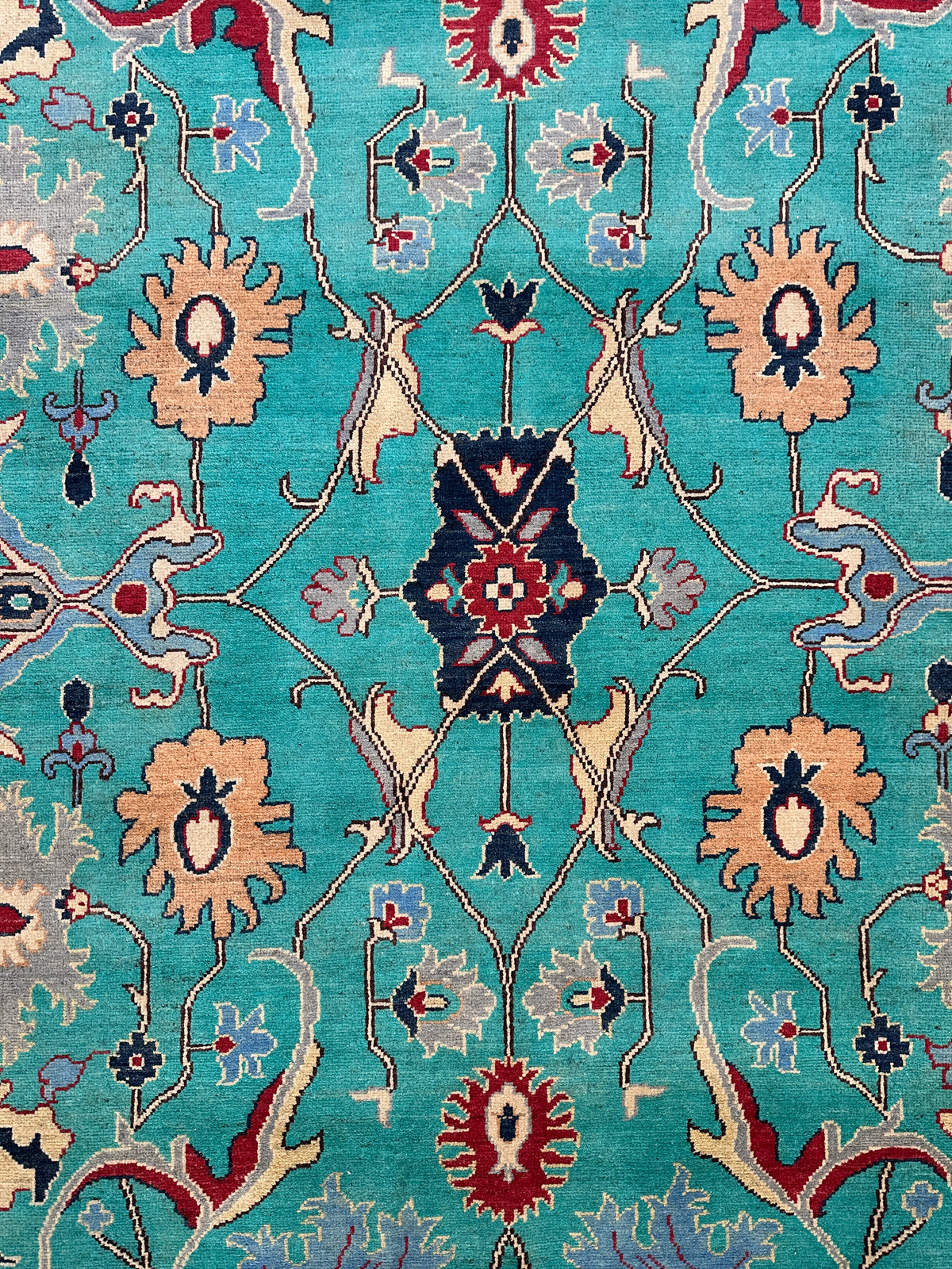 Afghani Rug 8x10 size range tribal laid flat