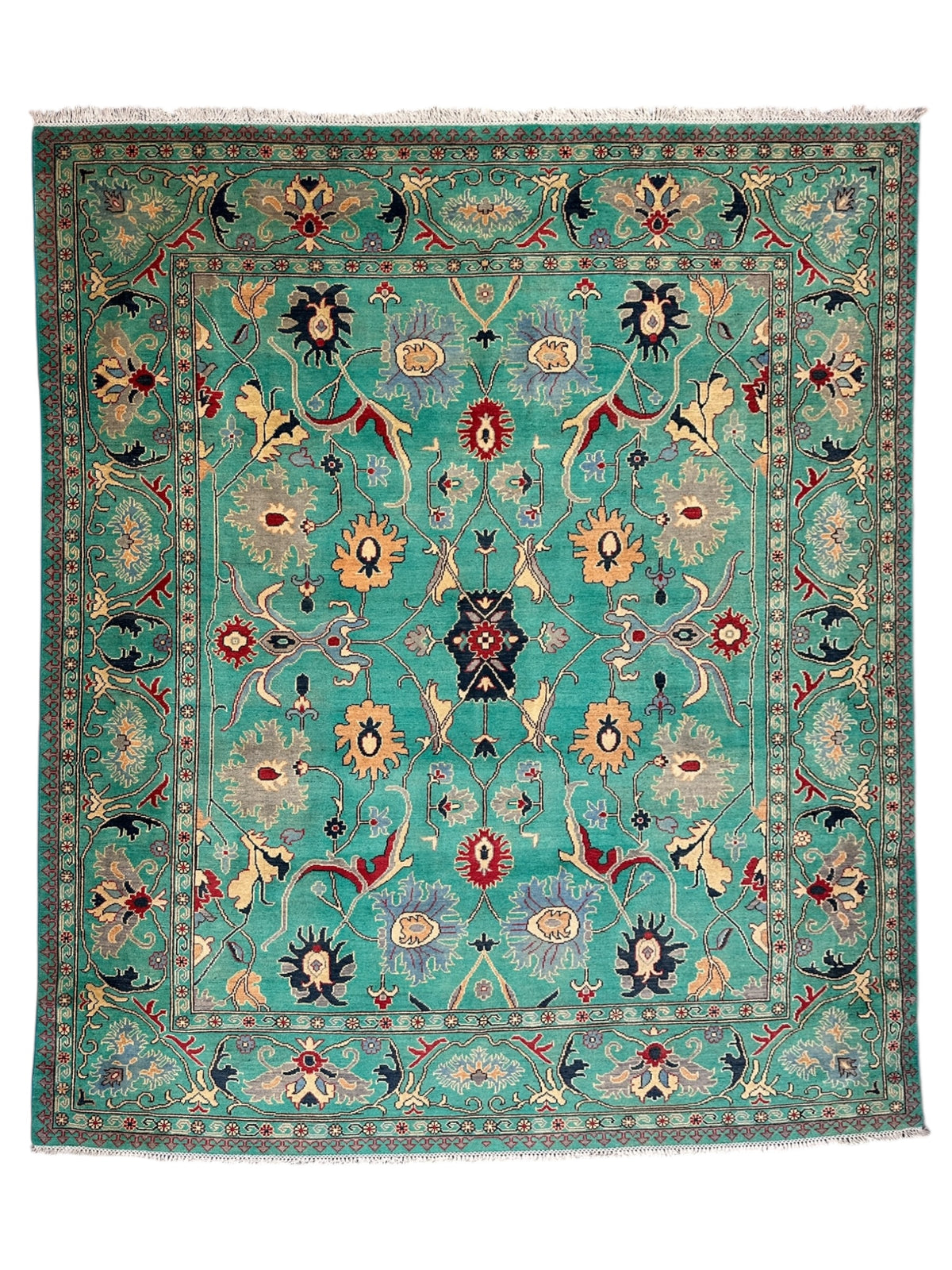 Afghani Rug 8x10 size range tribal laid flat