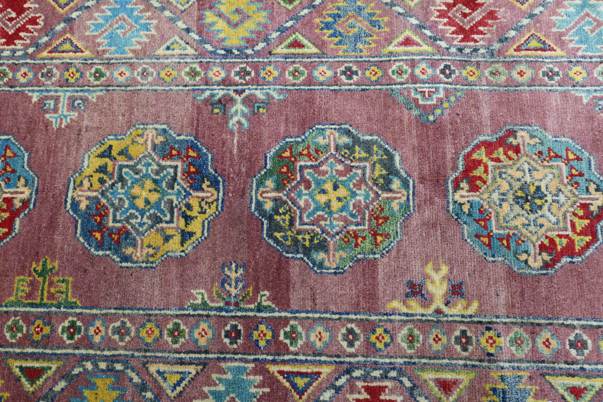 Afghani Runner runner size range tribal Pink laid flat