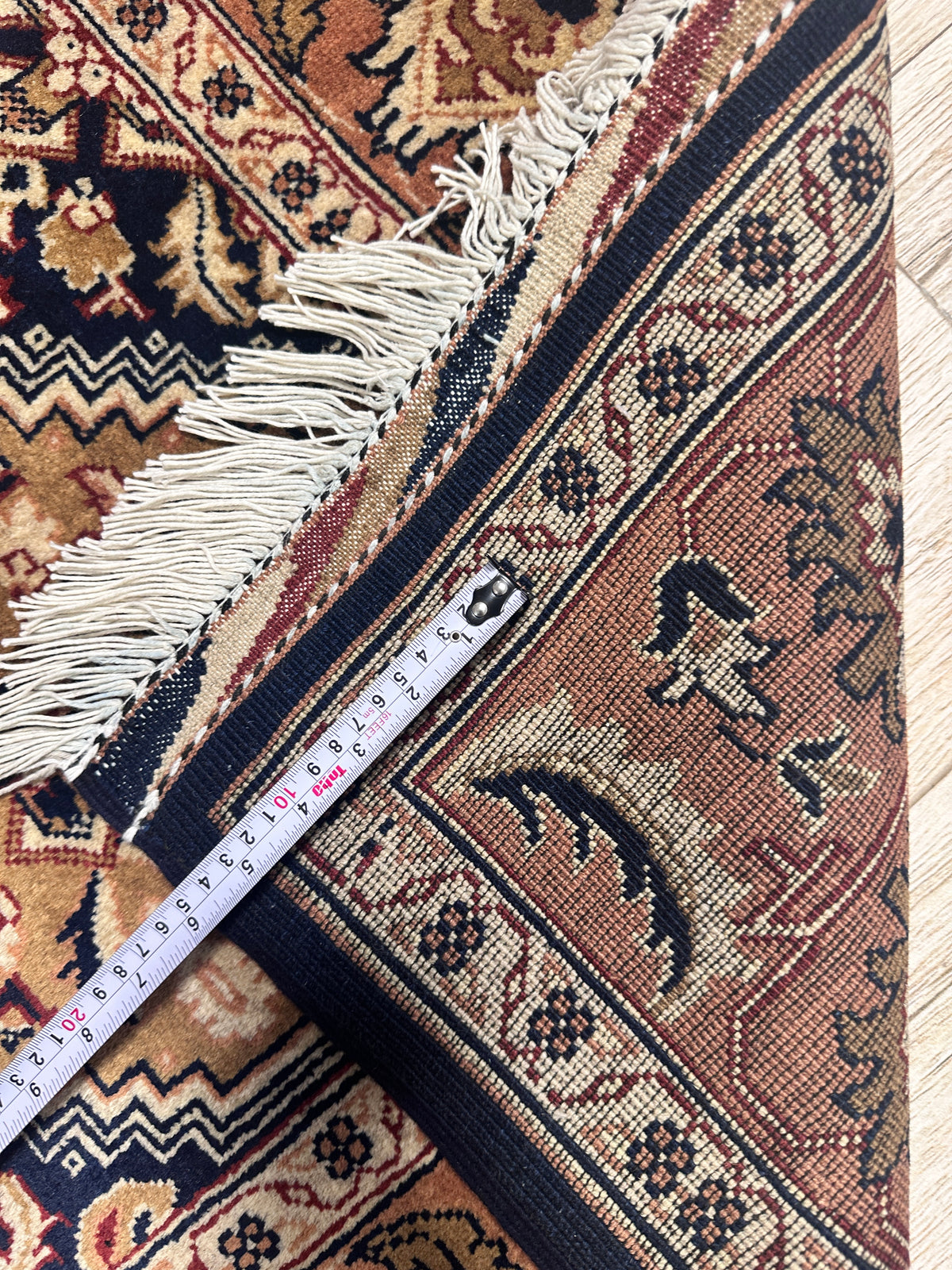 Afghani Rug 5x8 size range tribal Beige laid flat