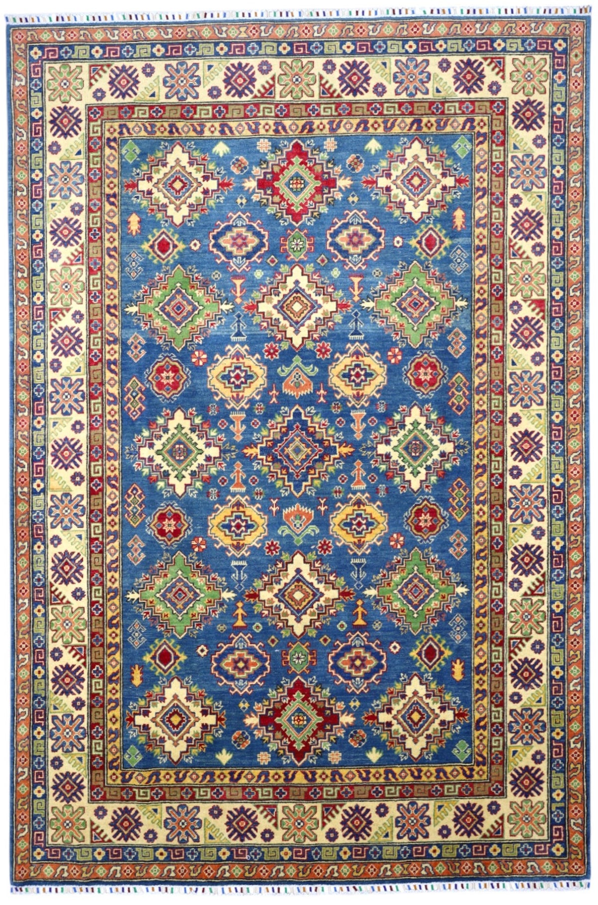 Afghani Rug 7x10 size range tribal laid flat