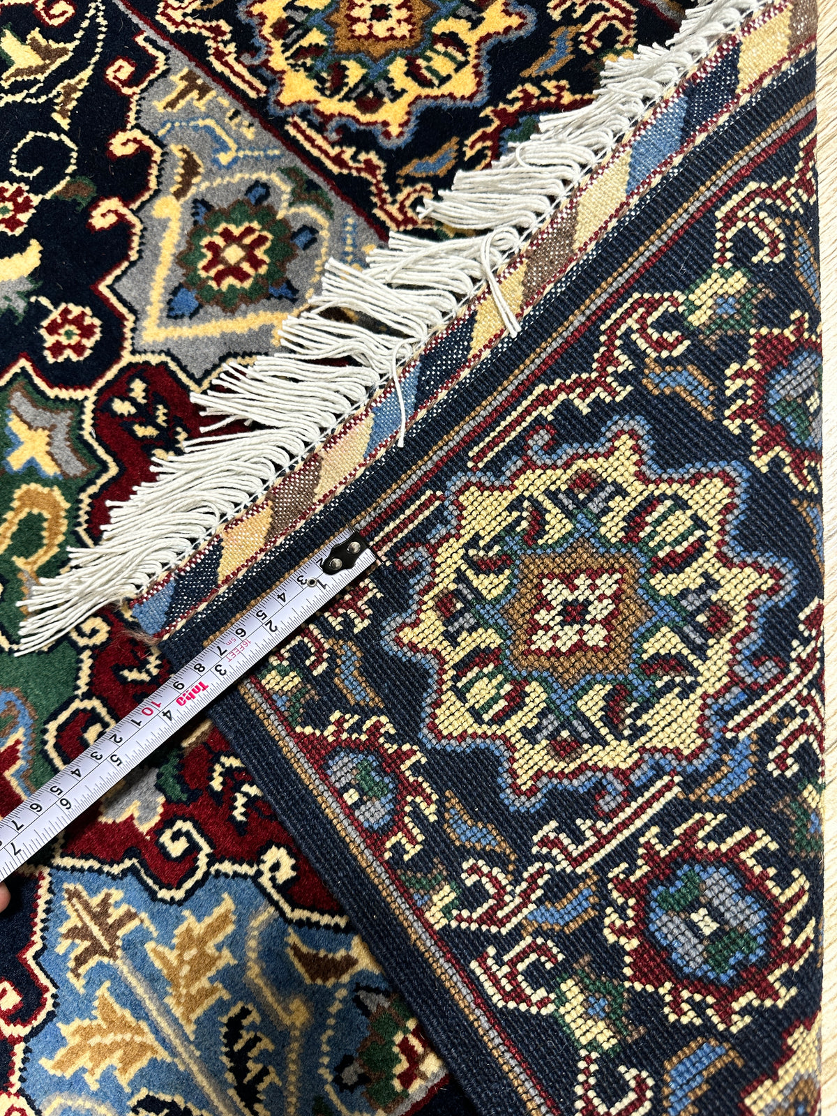 Afghani Runner runner size range tribal Blue laid flat