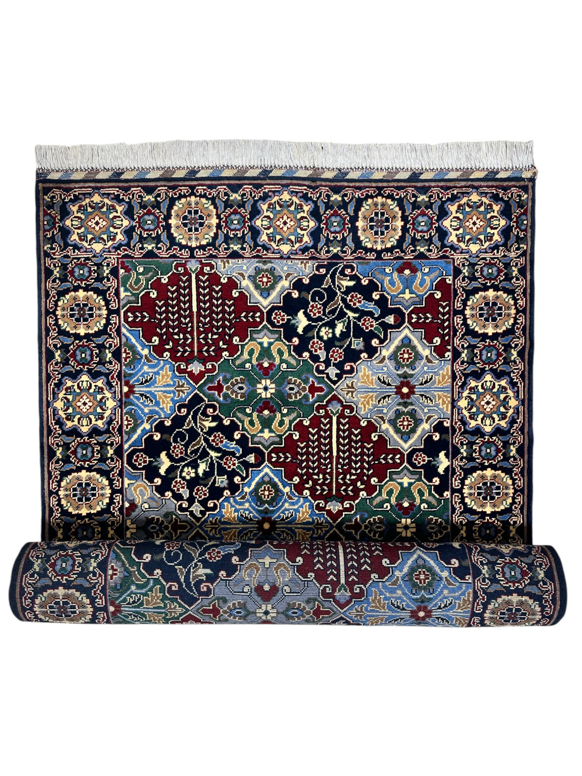 Afghani Runner runner size range tribal Blue laid flat