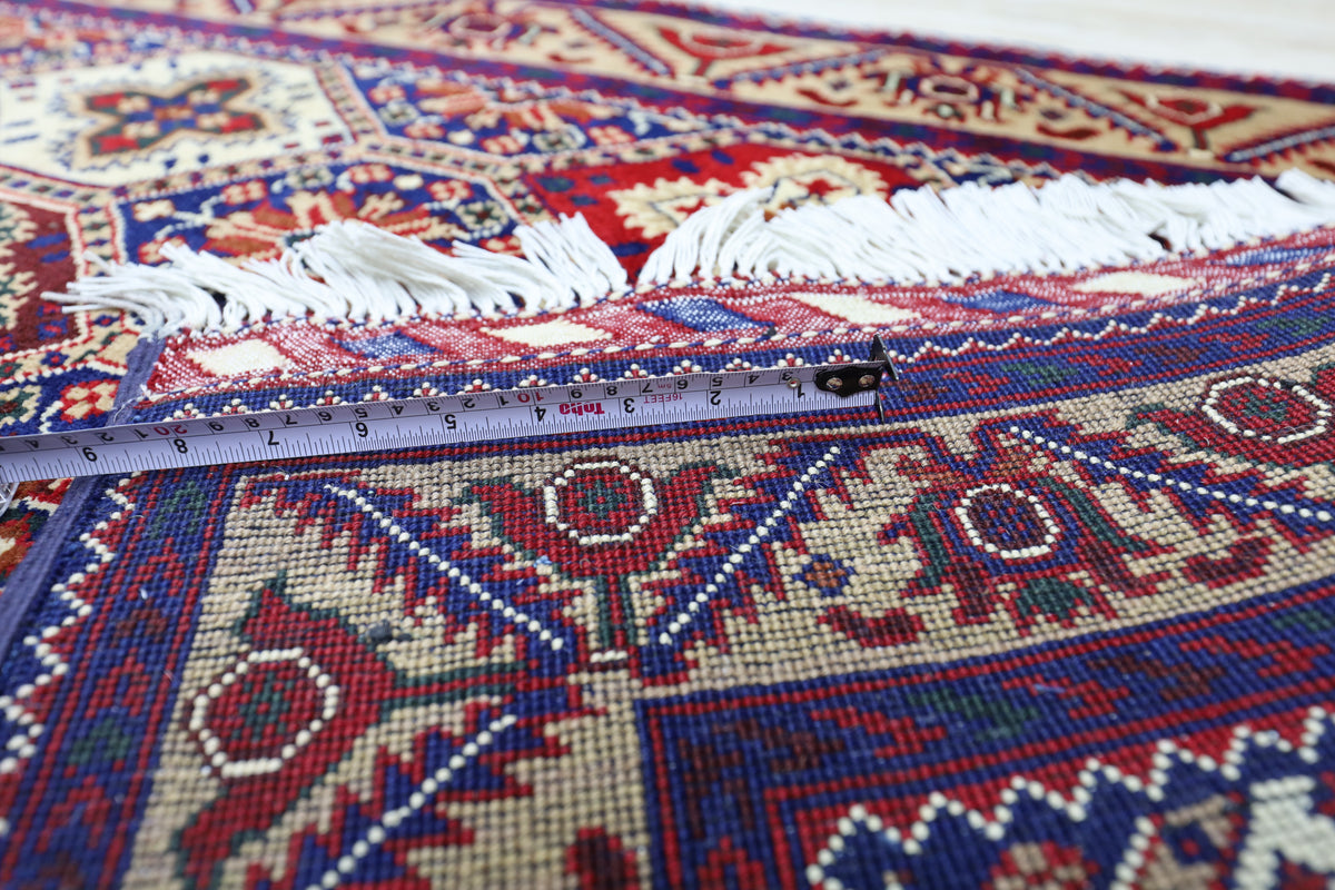 Afghani Runner runner size range tribal Cream laid flat