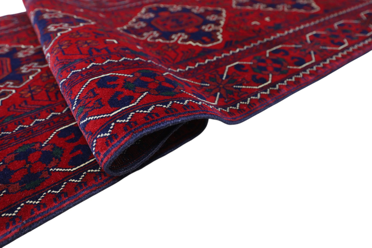 Afghani Runner runner size range tribal Red laid flat