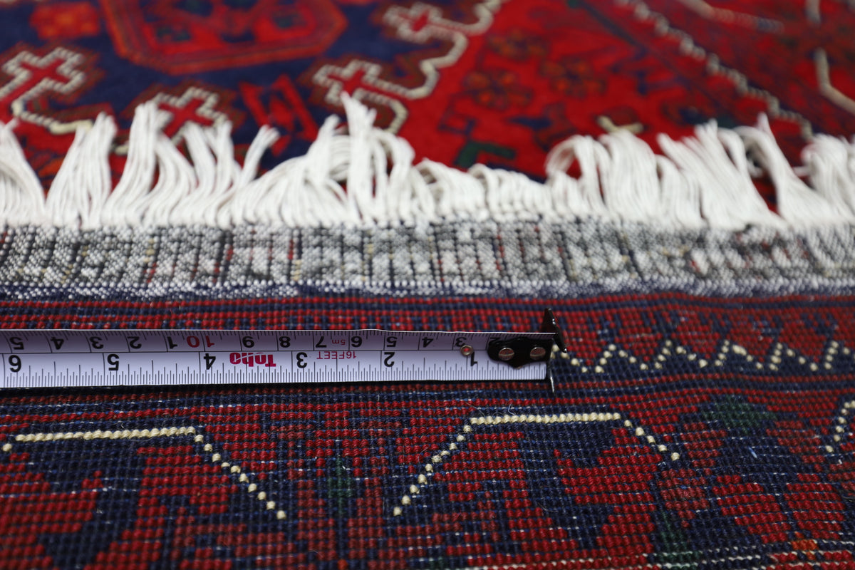 Afghani Runner runner size range tribal Red laid flat
