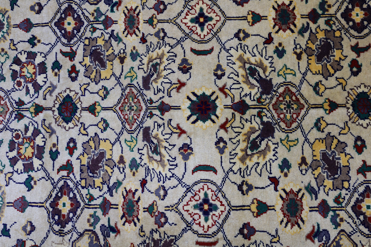 Afghani Rug 5x8 size range tribal Red Cream laid flat