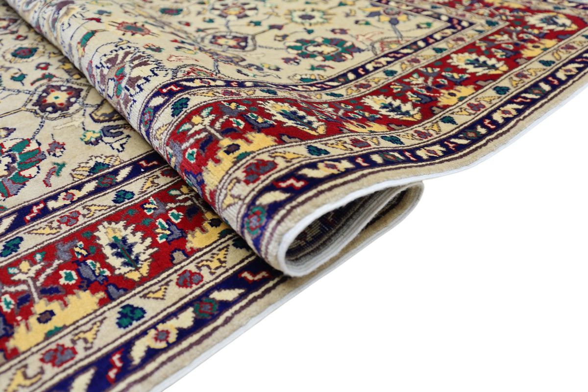 Afghani Rug 5x8 size range tribal Red Cream laid flat