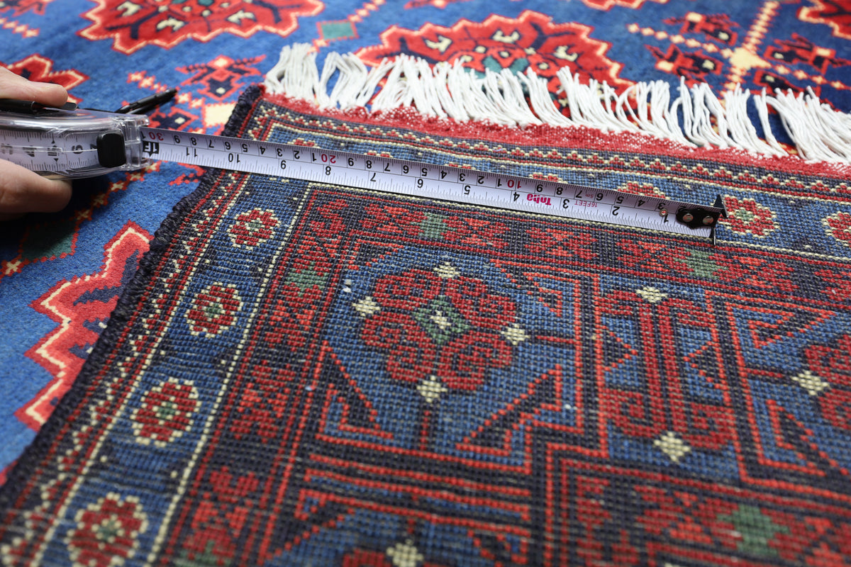 Afghani Rug 7x10 size range tribal laid flat