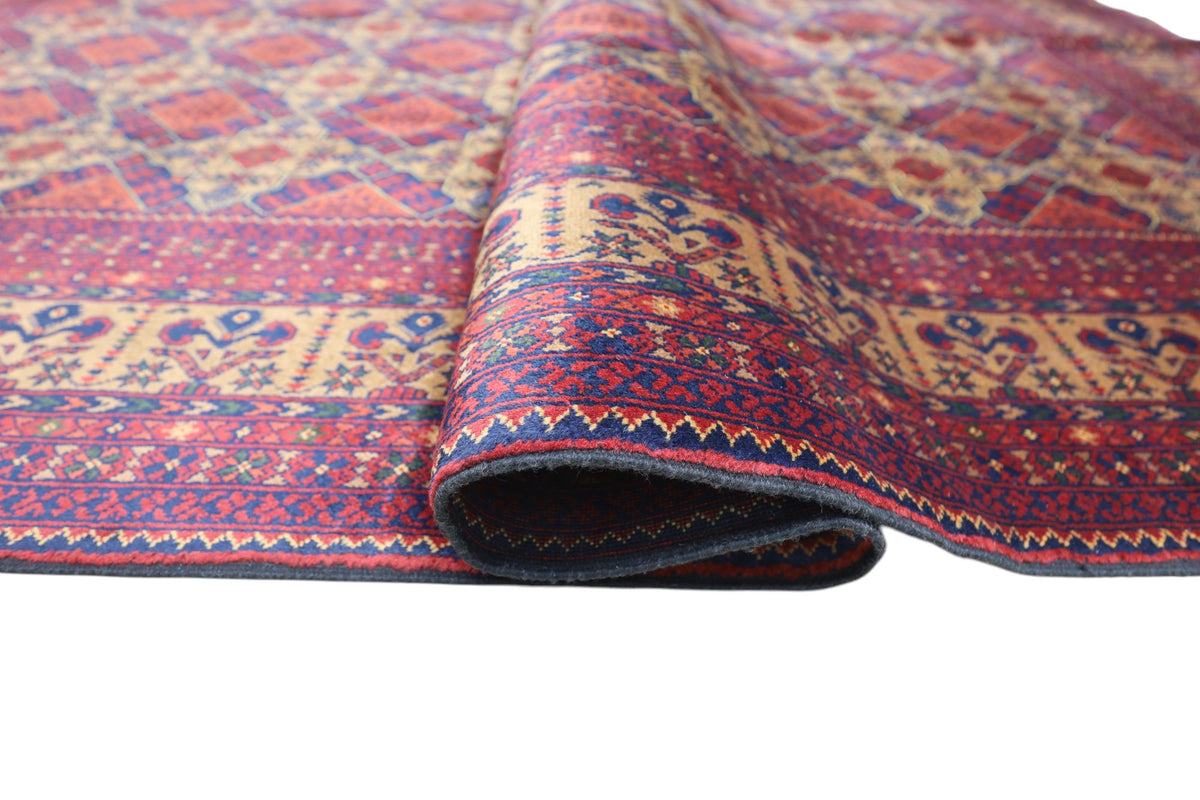 Afghani Rug 7x10 size range tribal laid flat