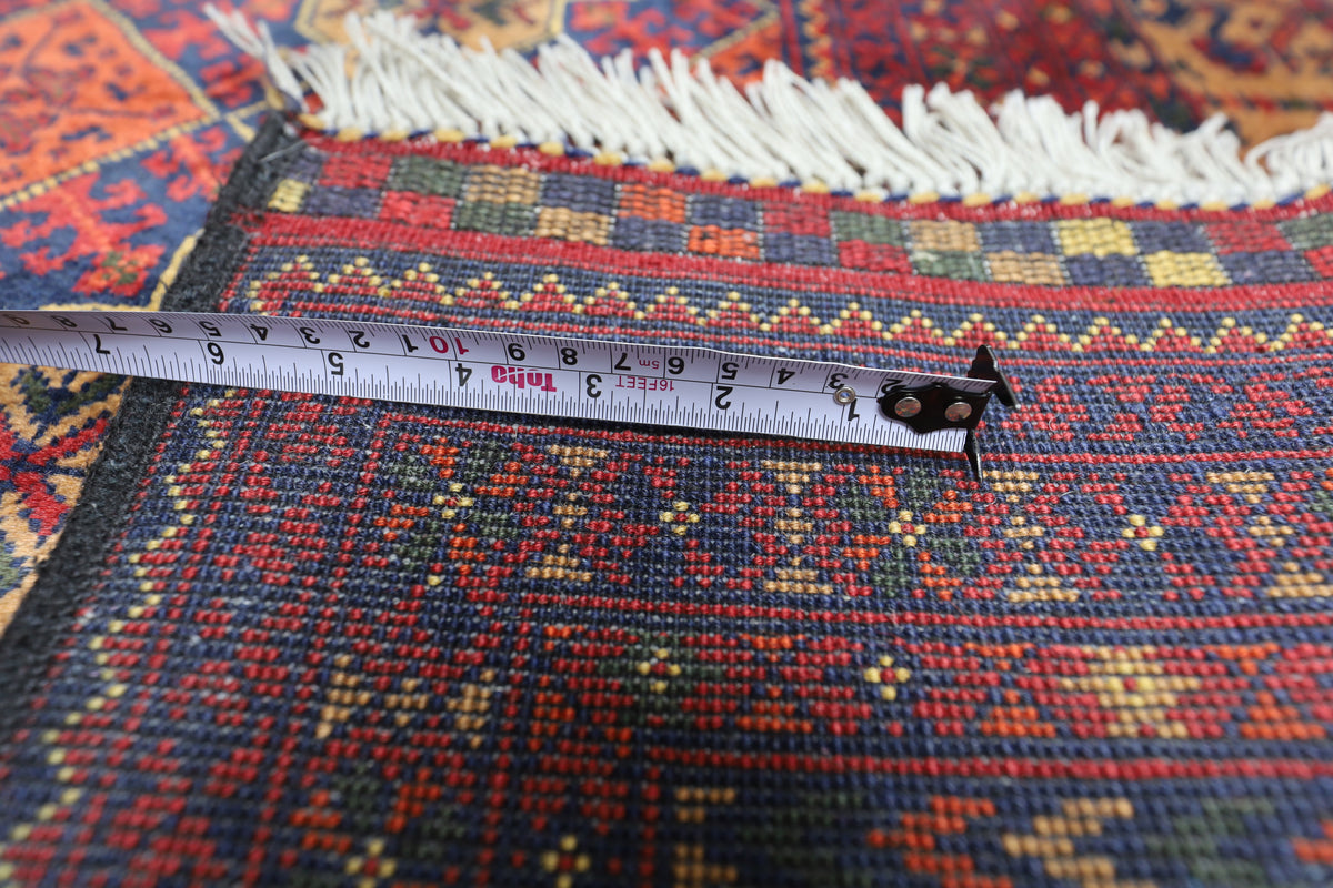 Afghani Rug 7x10 size range tribal laid flat