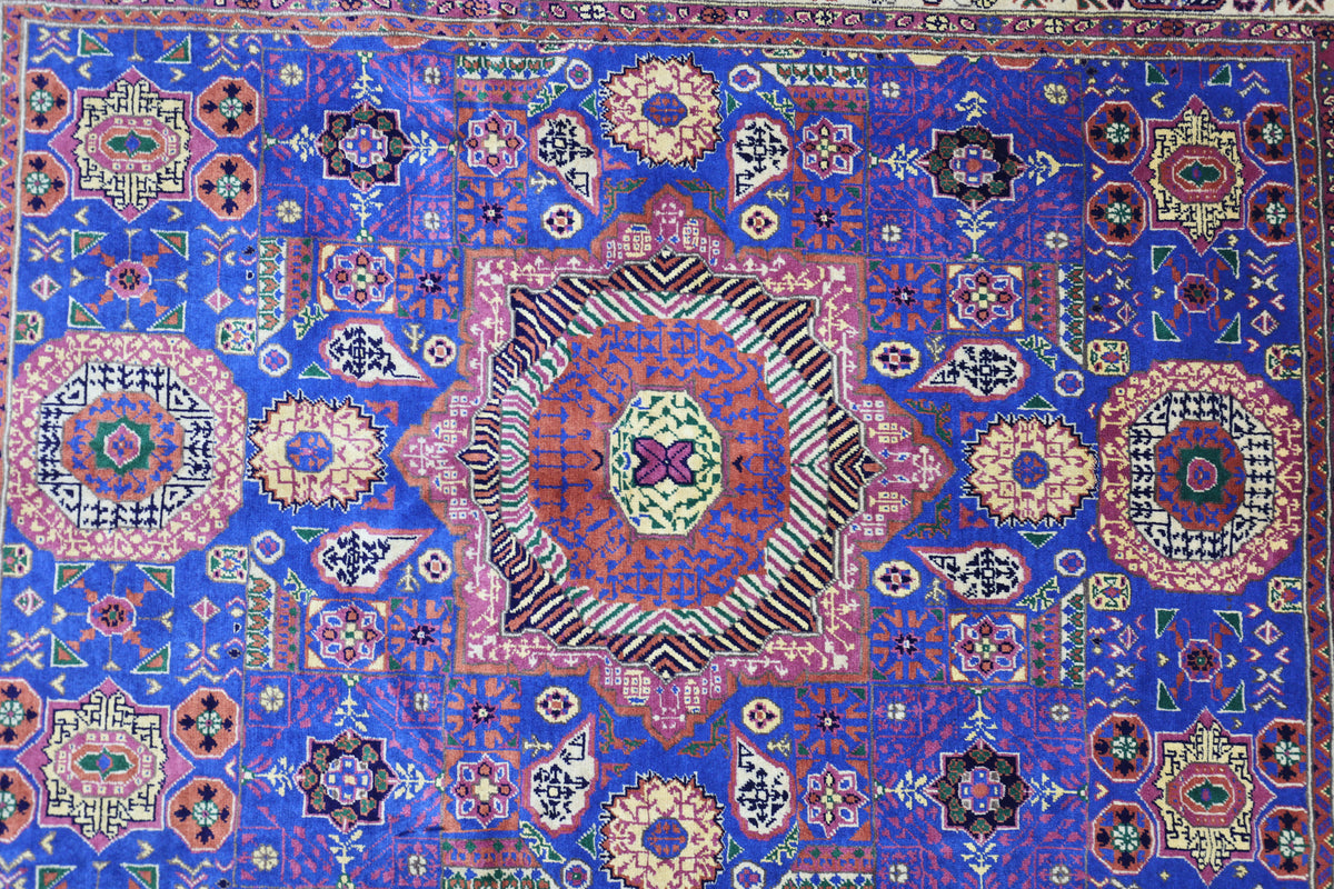 Afghani Rug 5x8 size range tribal laid flat