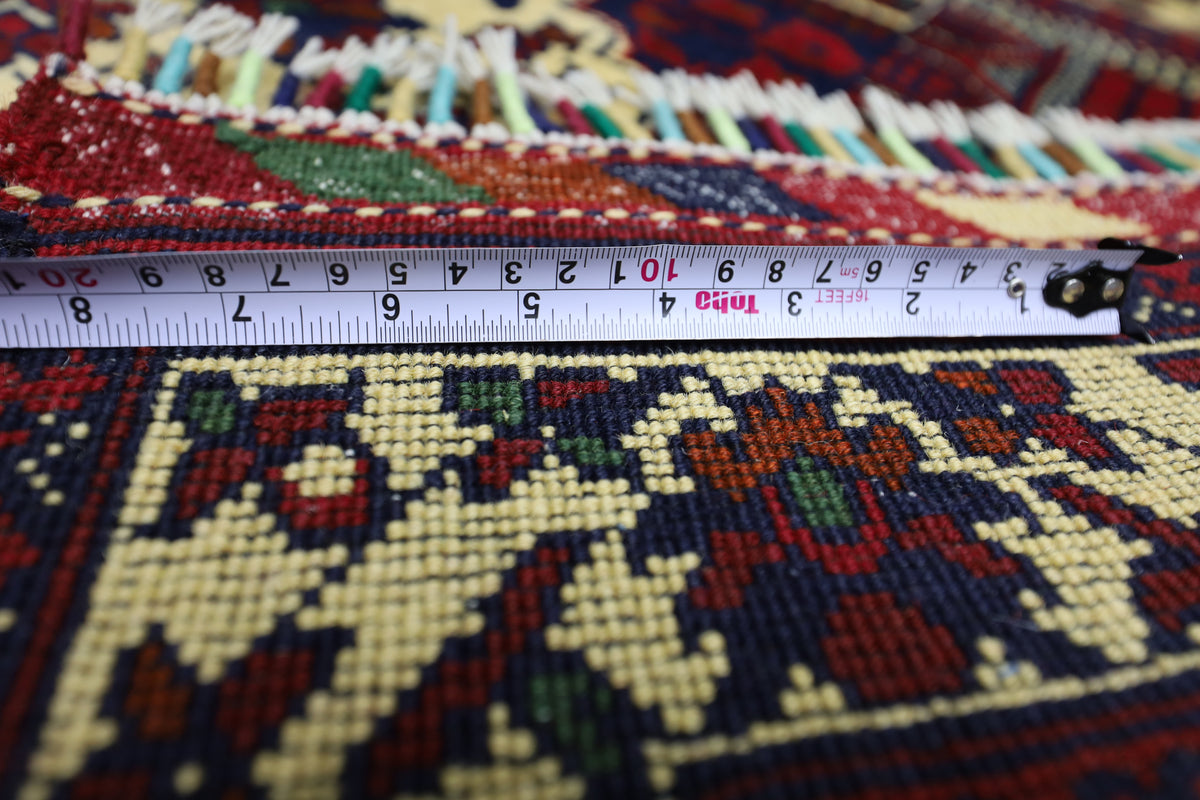 Afghani Prayer Rug 3x5 size range mihrab laid flat