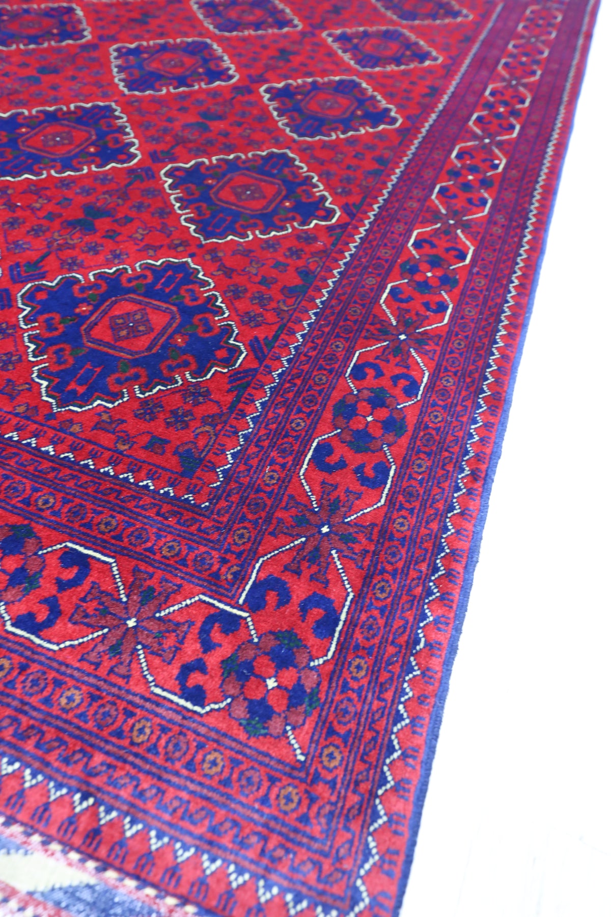 Afghani Rug 5x8 size range tribal laid flat