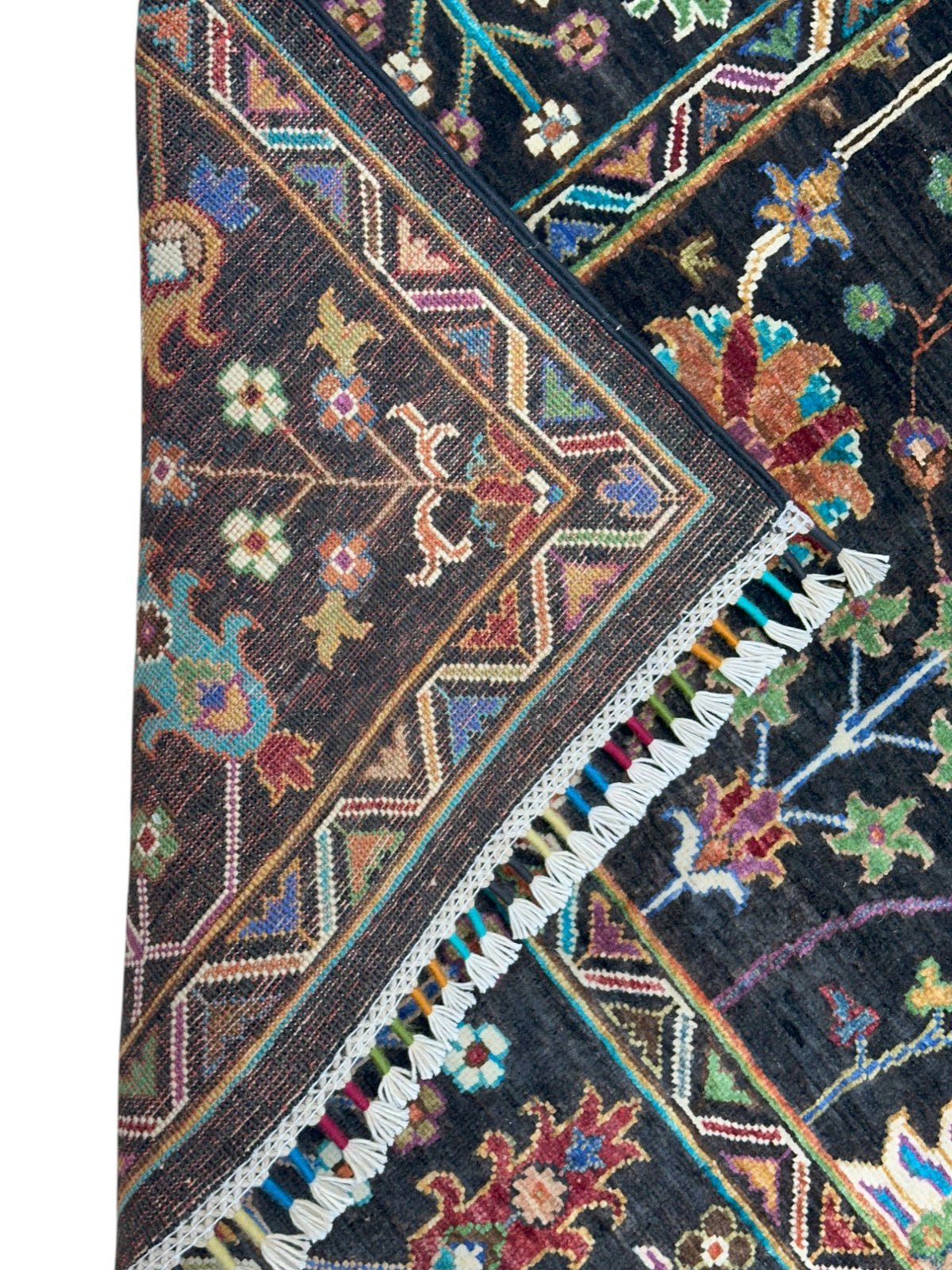 Afghani Rug 6x9 size range tribal laid flat