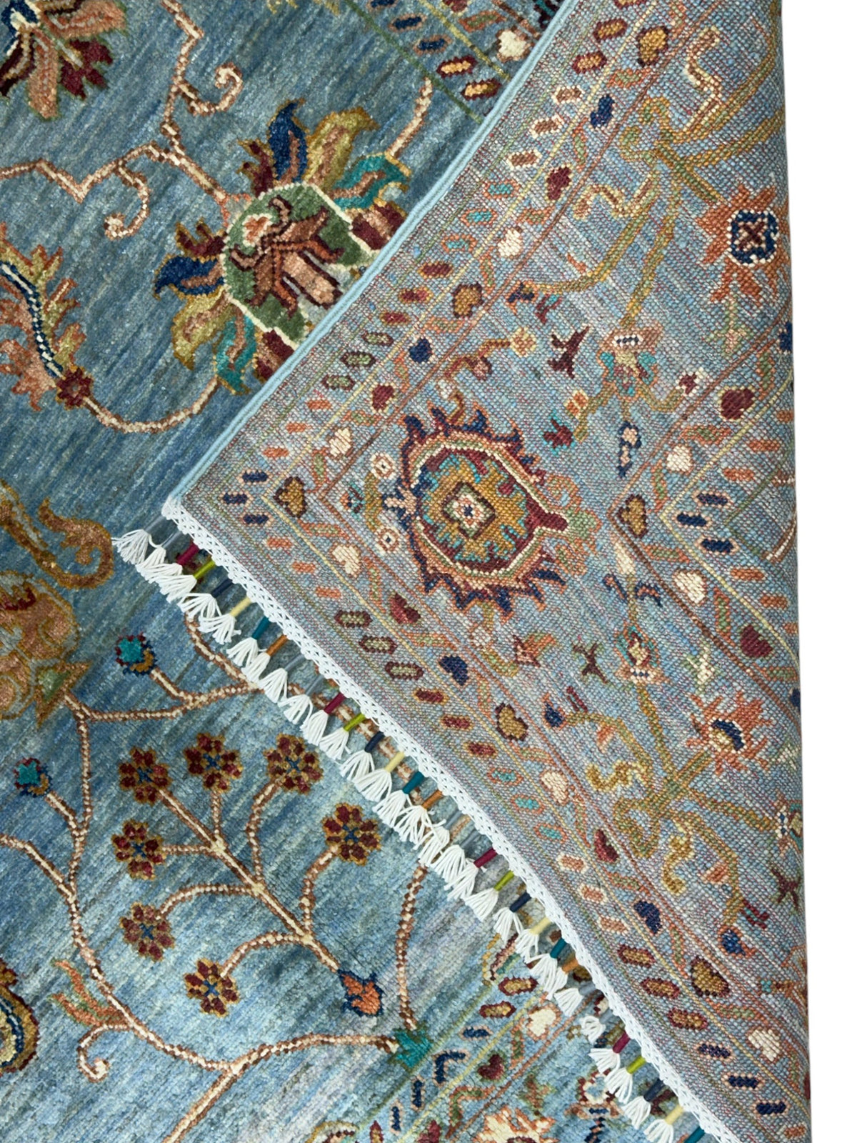 Afghani Rug 5x8 size range tribal laid flat