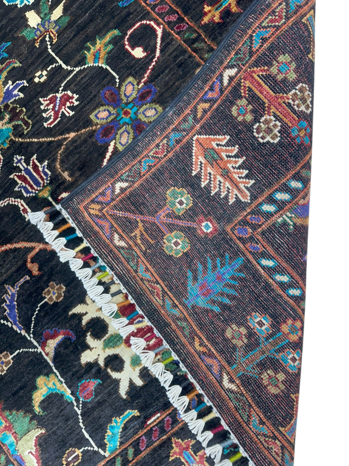 Afghani Rug 4x6 size range tribal laid flat