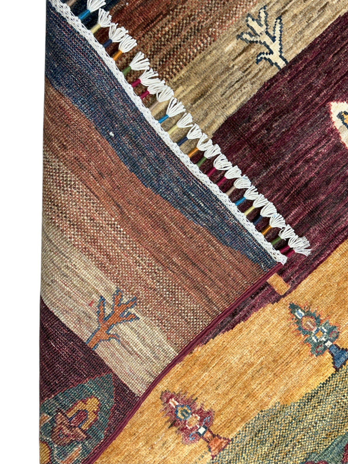 Afghani Rug 4x6 size range tribal laid flat