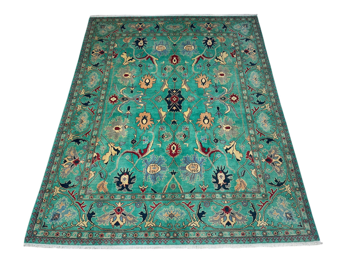 Afghani Rug 8x10 size range tribal laid flat