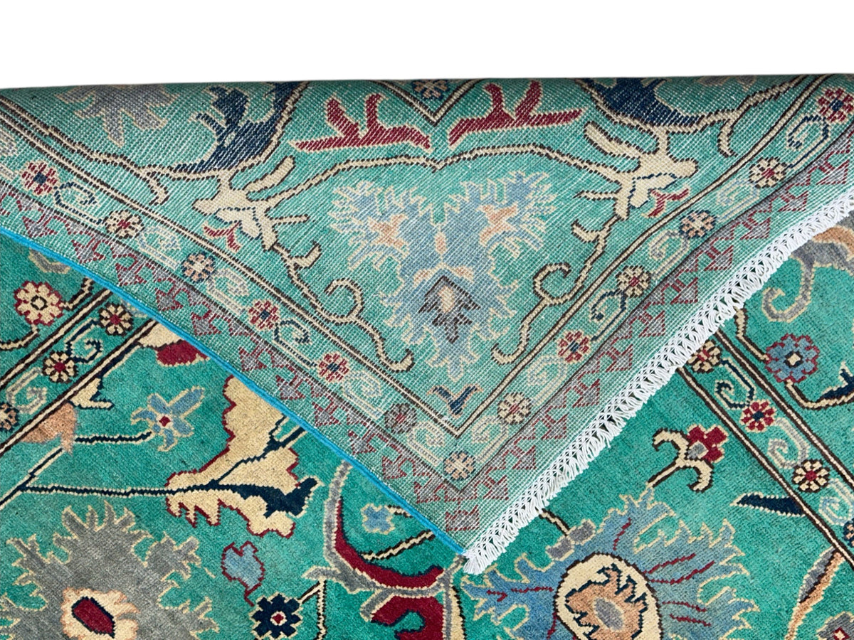 Afghani Rug 8x10 size range tribal laid flat