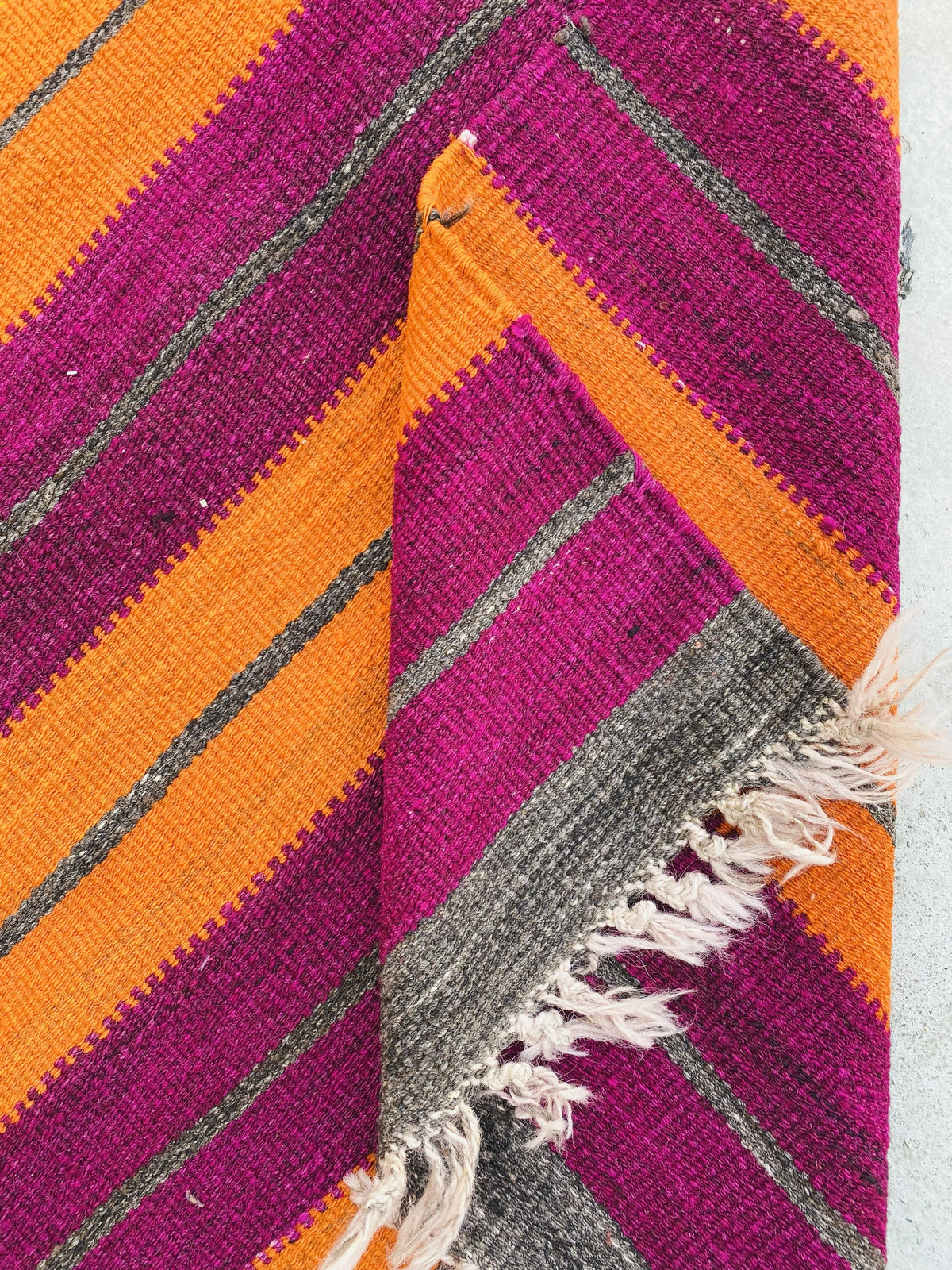 Afghani Kilim 12x15 size range tribal laid flat
